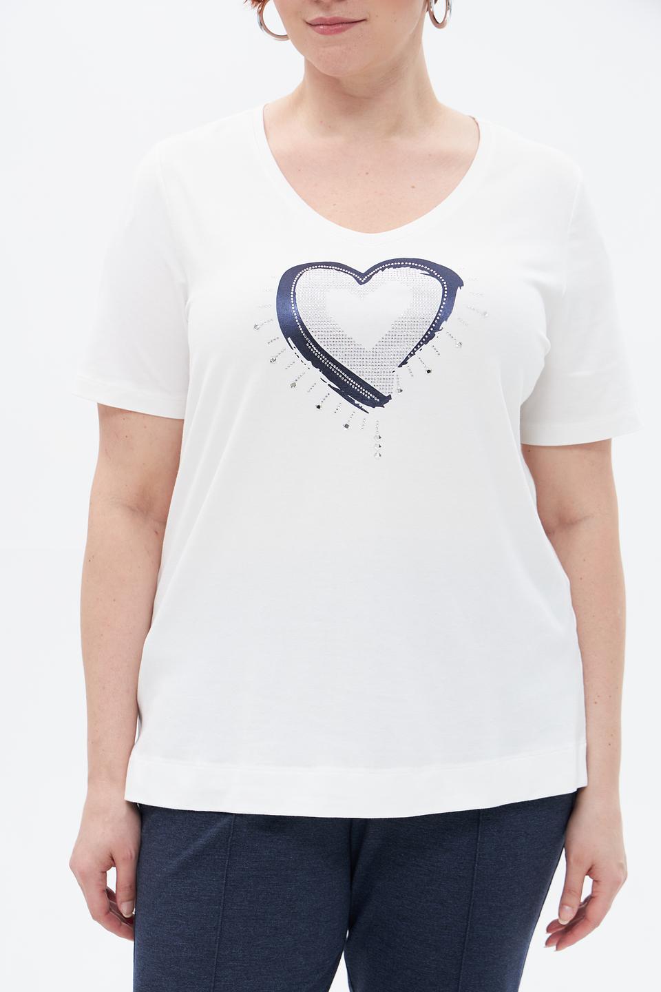 Футболка Samoon с сердцем