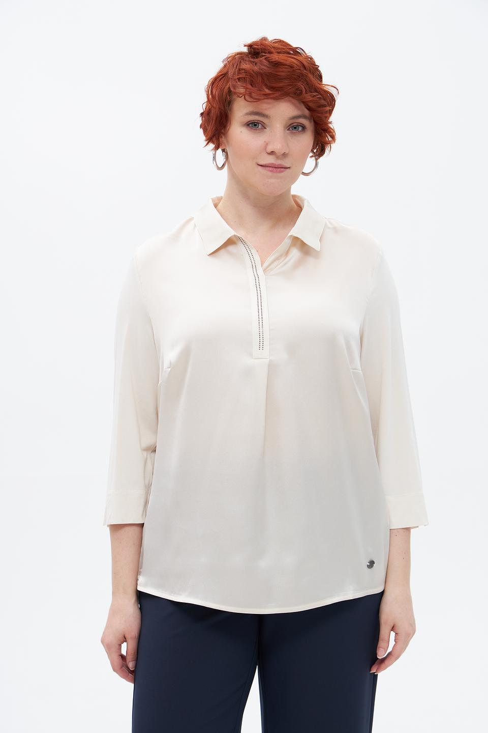 Блузка Barbara Lebek бежевая