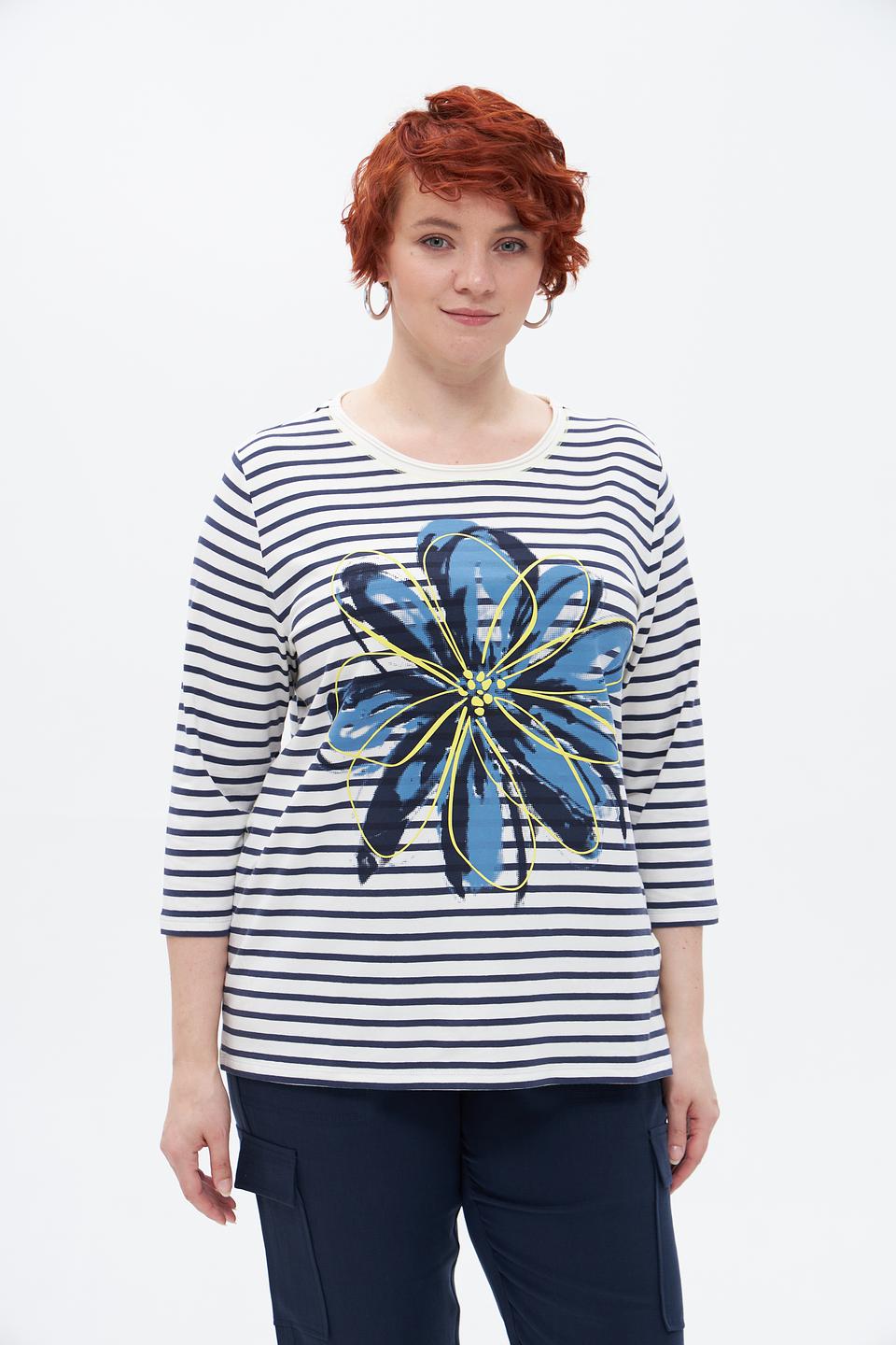 Футболка Via Appia с цветочным принтом