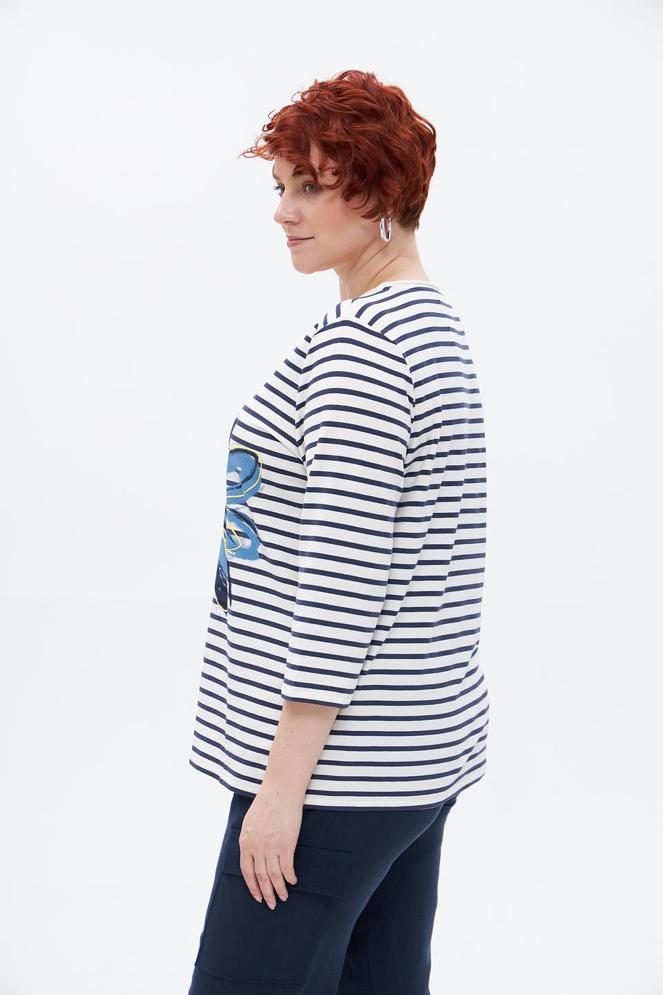 Футболка Via Appia с цветочным принтом