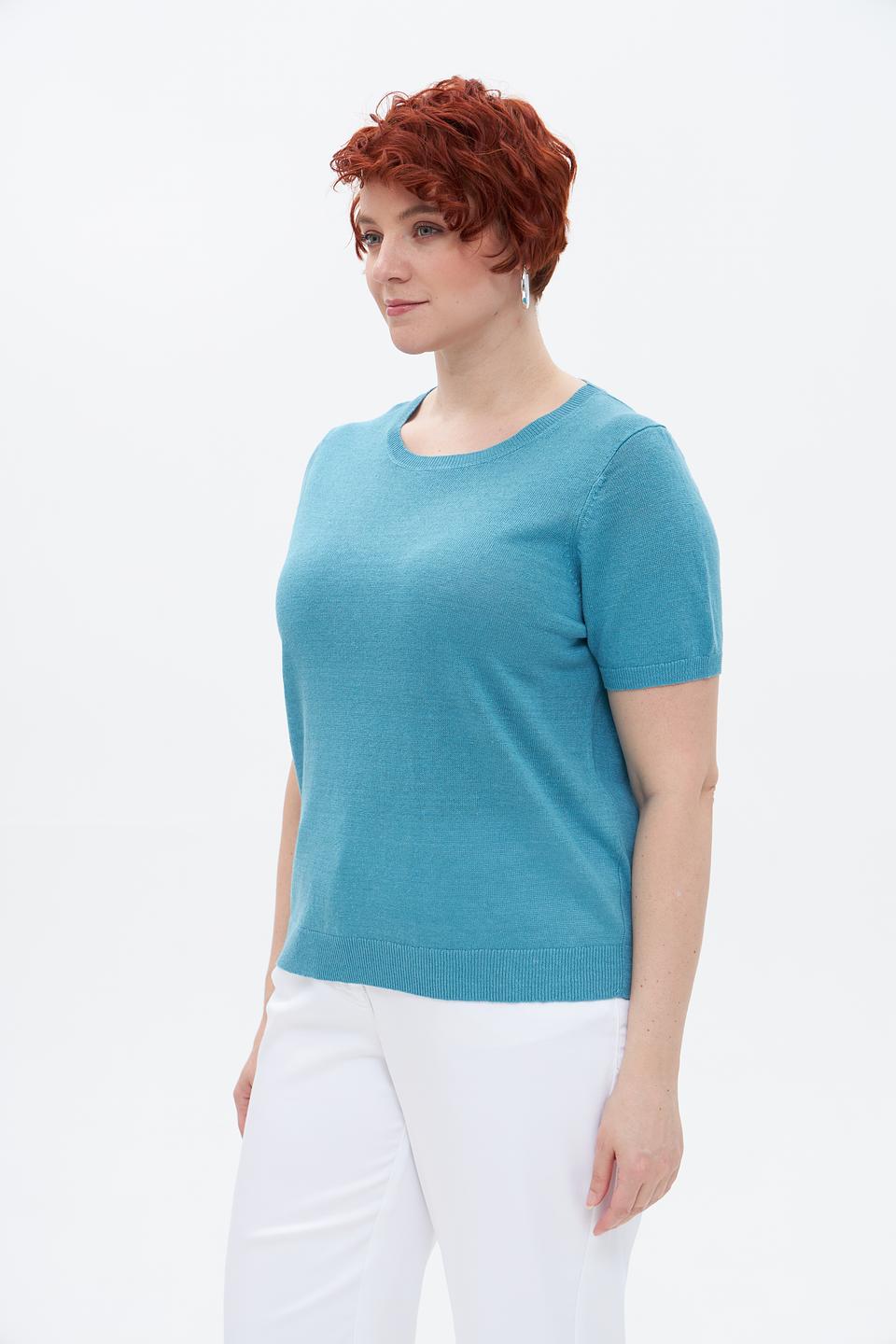 Пуловер Luisa Cerano бирюзовый