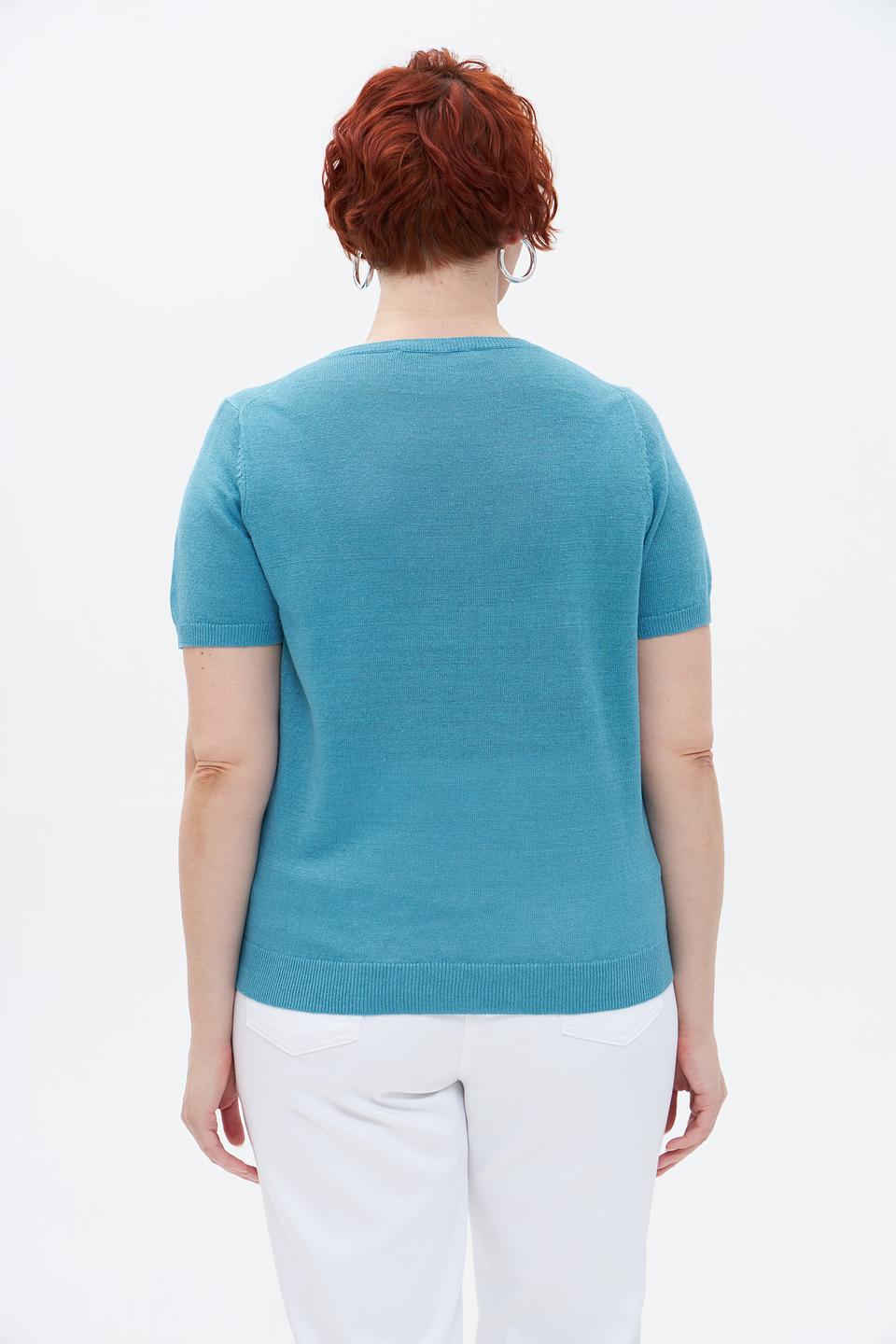 Пуловер Luisa Cerano бирюзовый
