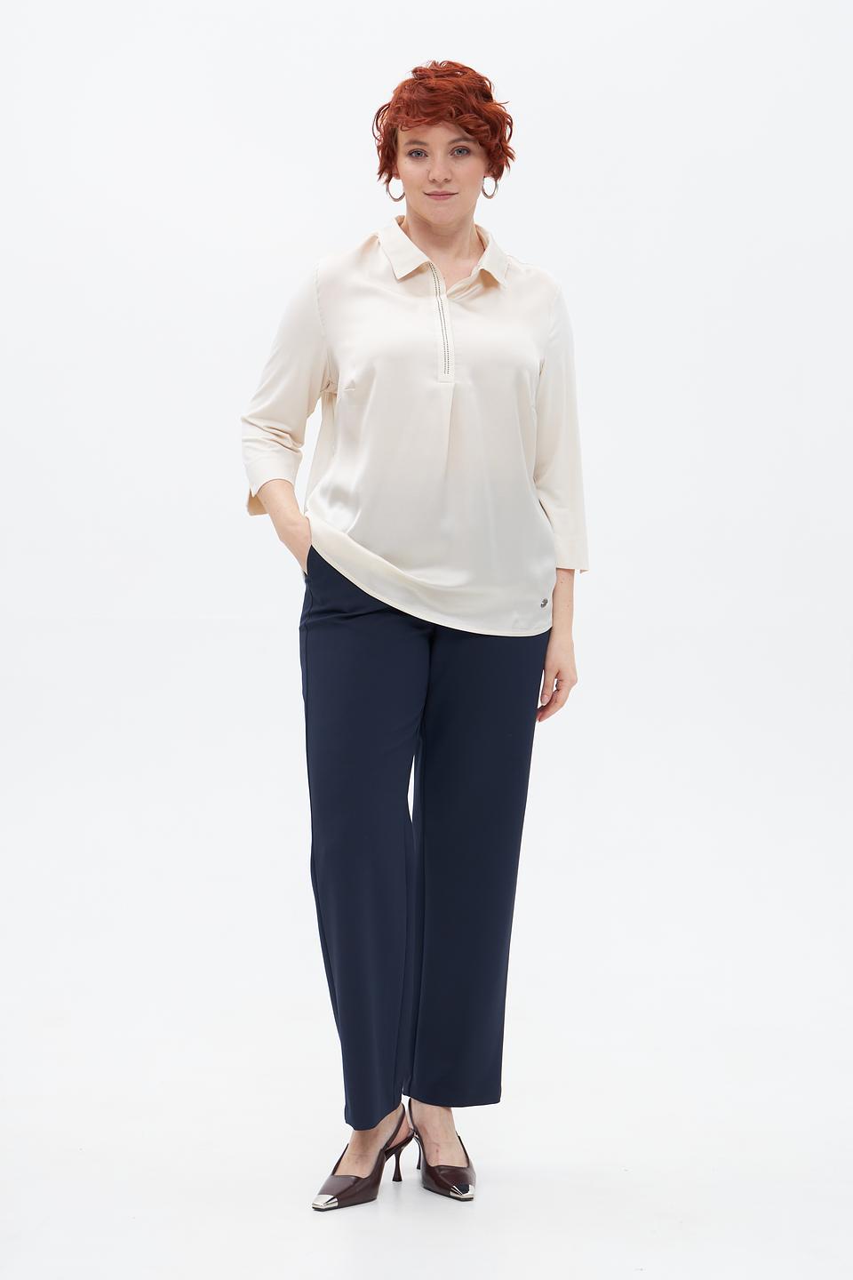 Брюки Frank Walder классические темно-синие