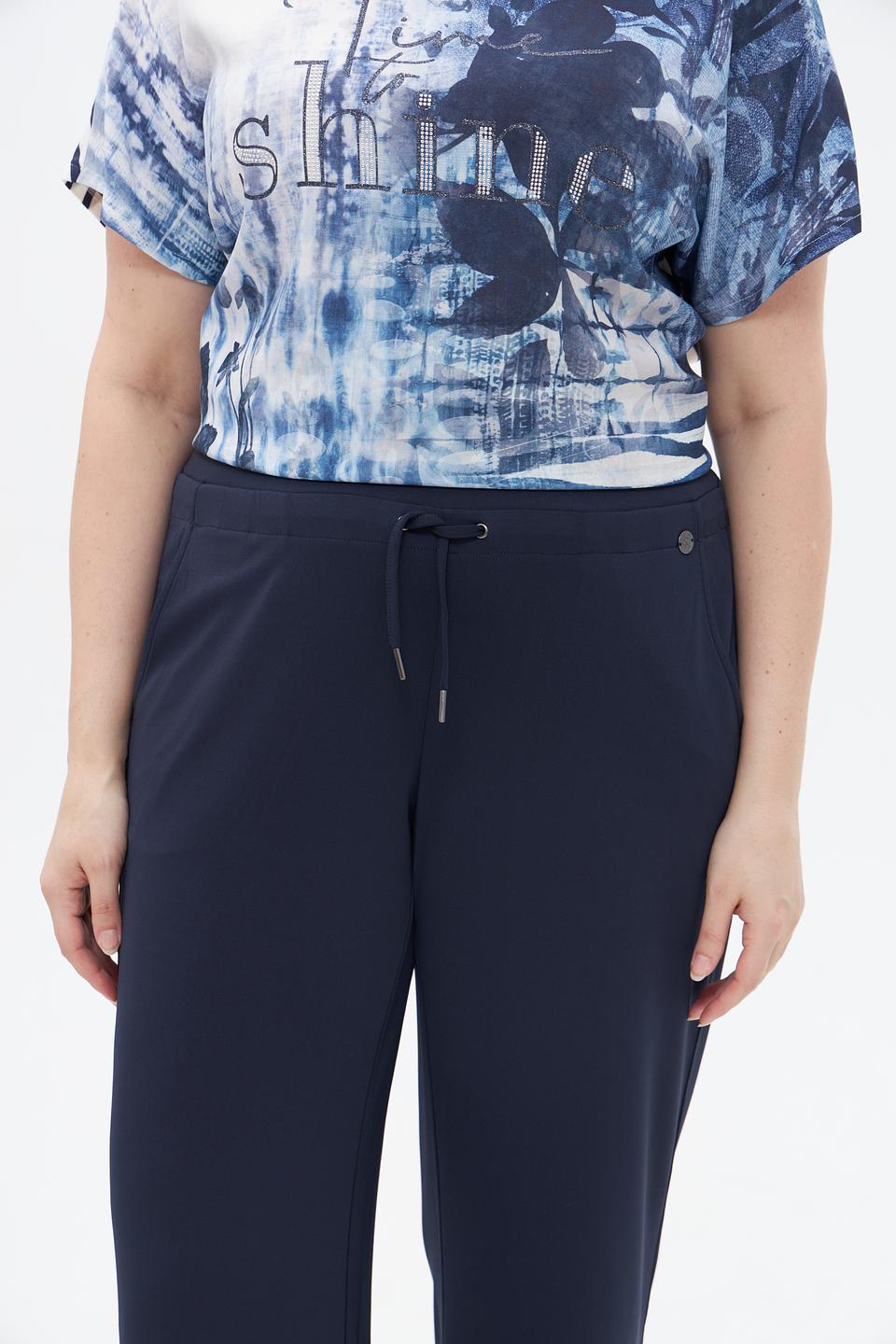 Брюки Barbara Lebek темно-синие