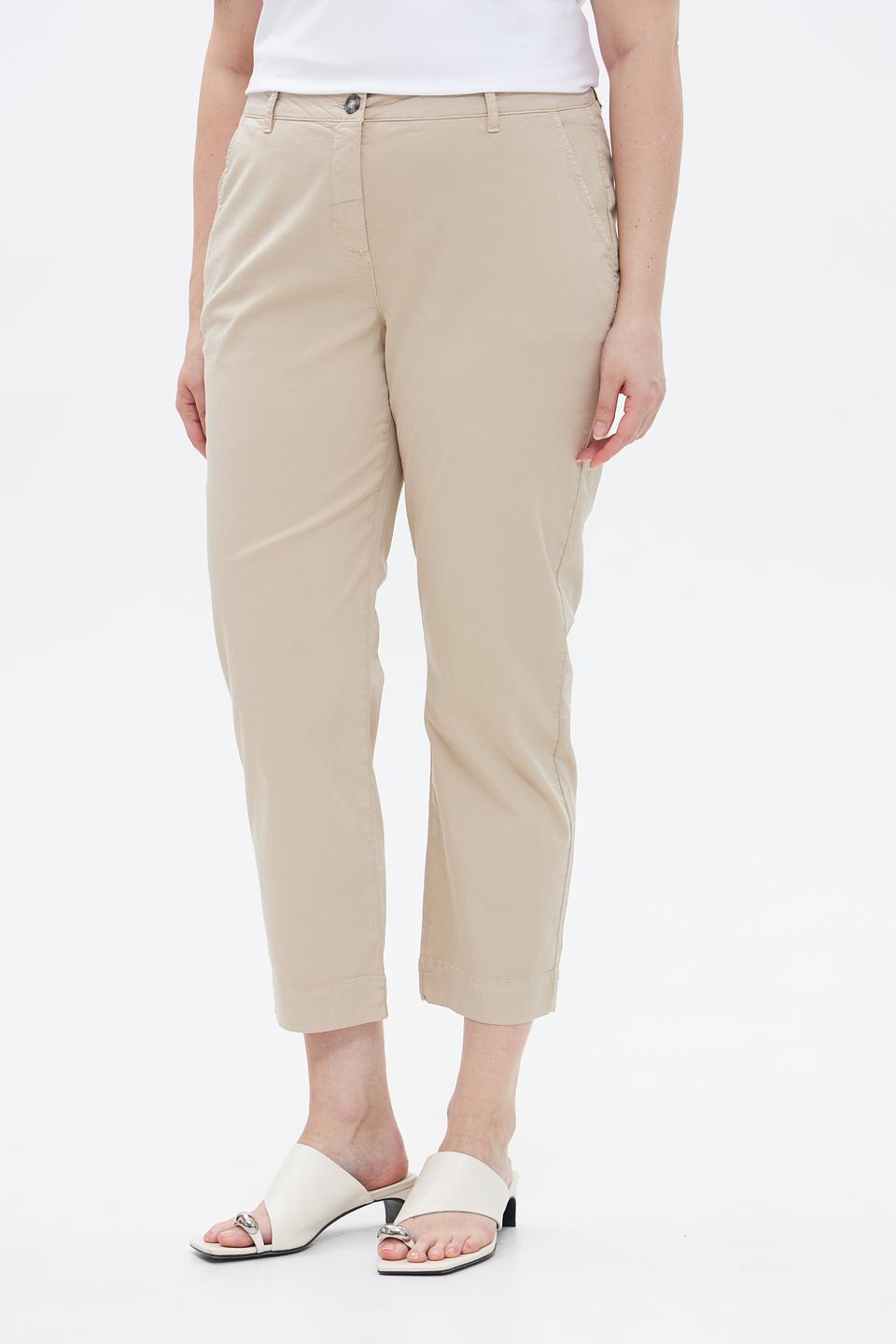 Брюки кюлоты Frapp бежевые