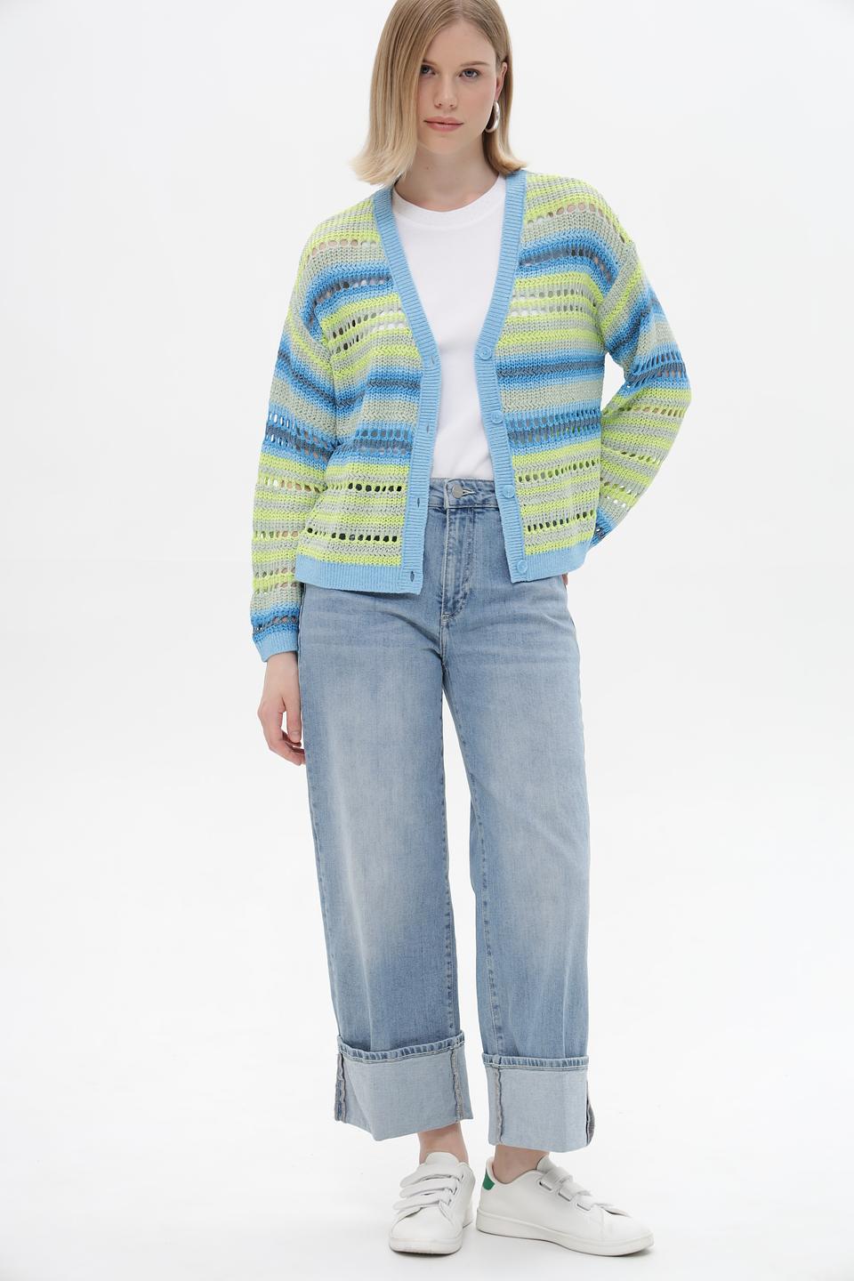 Жакет Tom Tailor полосатый