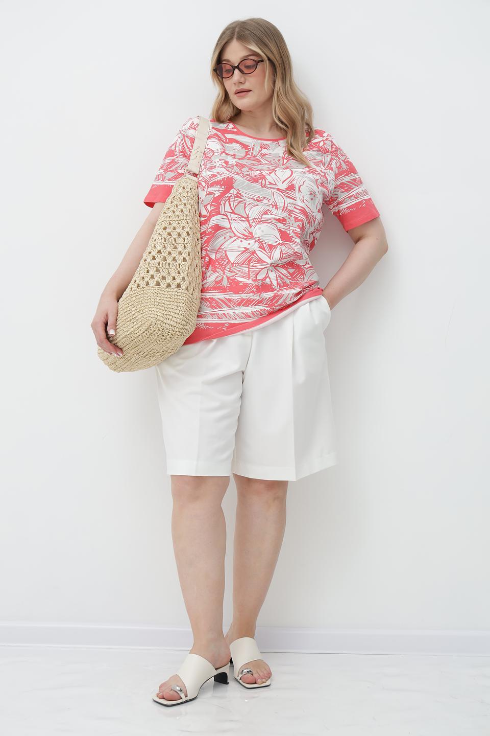 Футболка Lebek с принтом