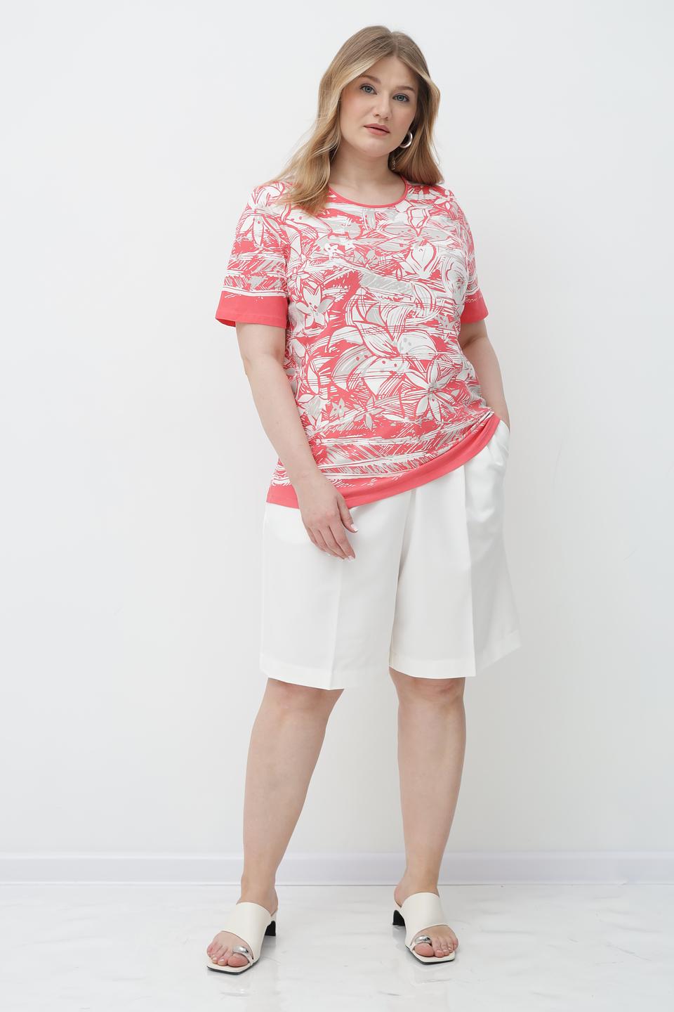 Футболка Lebek с принтом