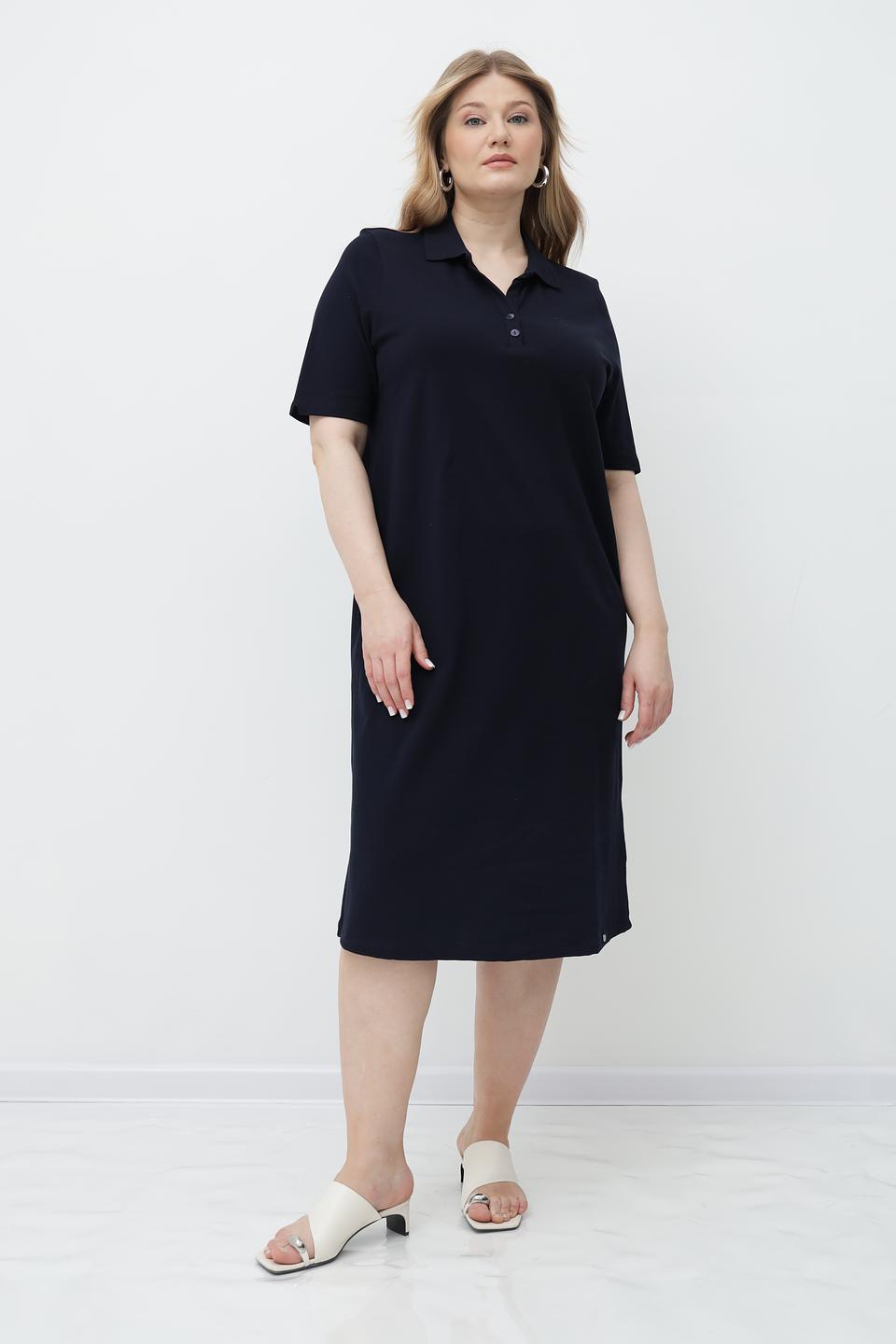 Платье-поло Gollehaug чёрное