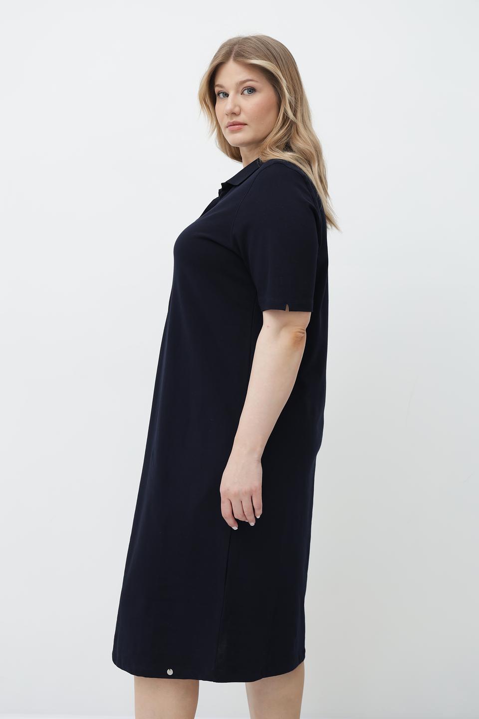 Платье-поло Gollehaug чёрное