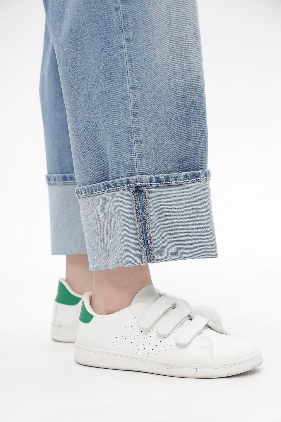 Джинсы палаццо Rich and Royal голубые