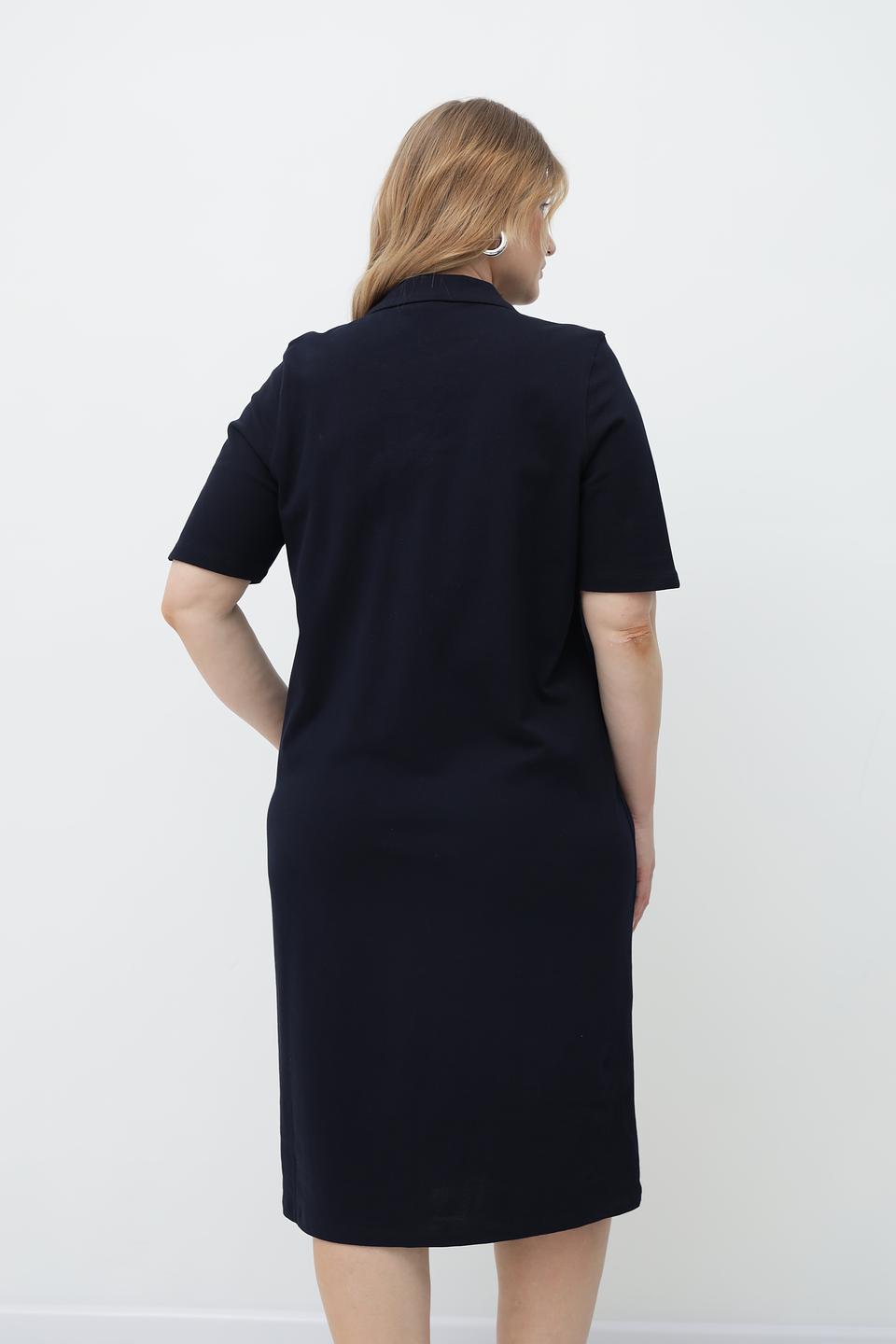 Платье-поло Gollehaug чёрное