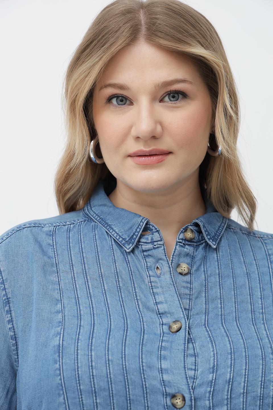 Платье рубашка Lebek джинсовое
