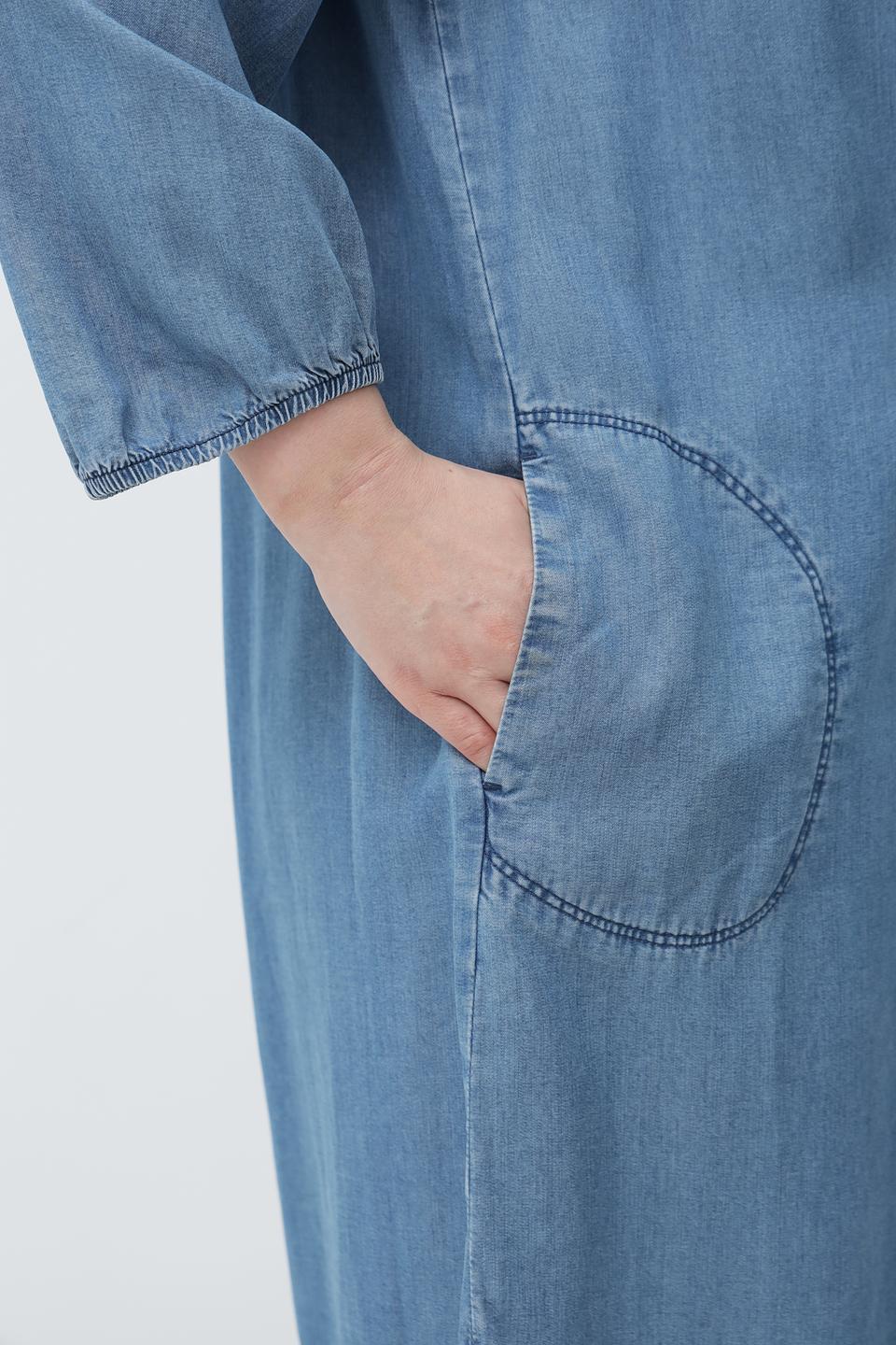 Платье рубашка Lebek джинсовое