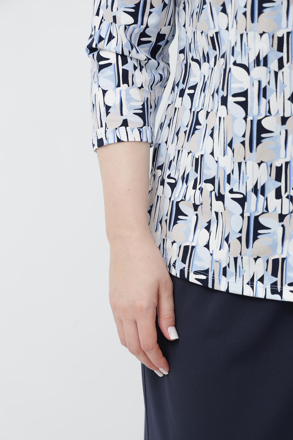 Блузка Lebek с геометрическим принтом