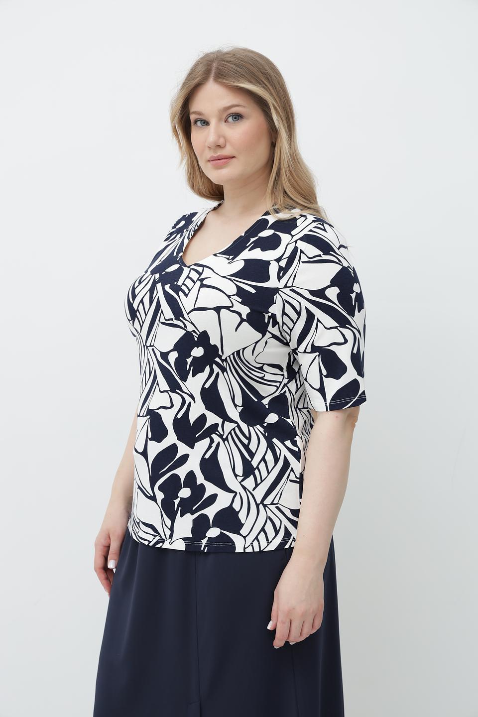 Футболка Barbara Lebek с принтом