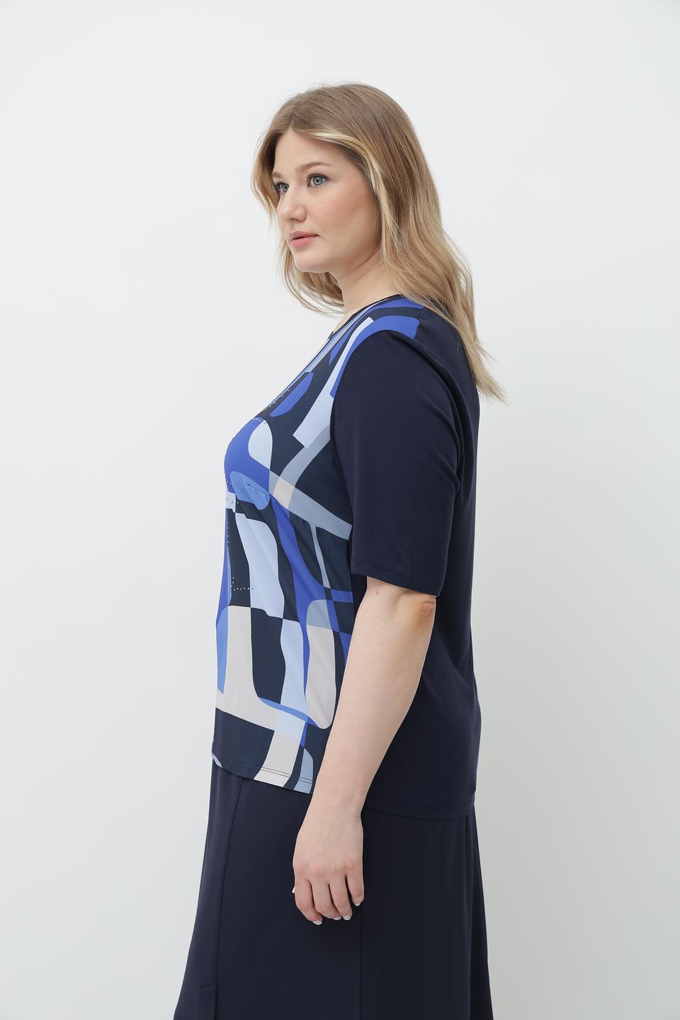 Блуза Lebek с геометрическим принтом