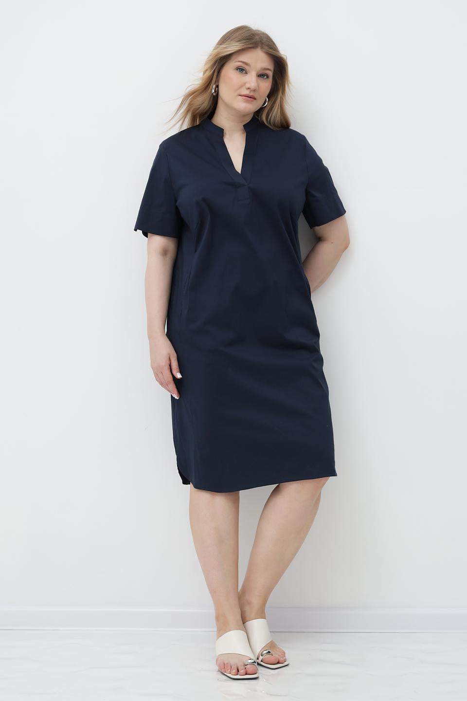 Платье Frank Walder тёмно-синее