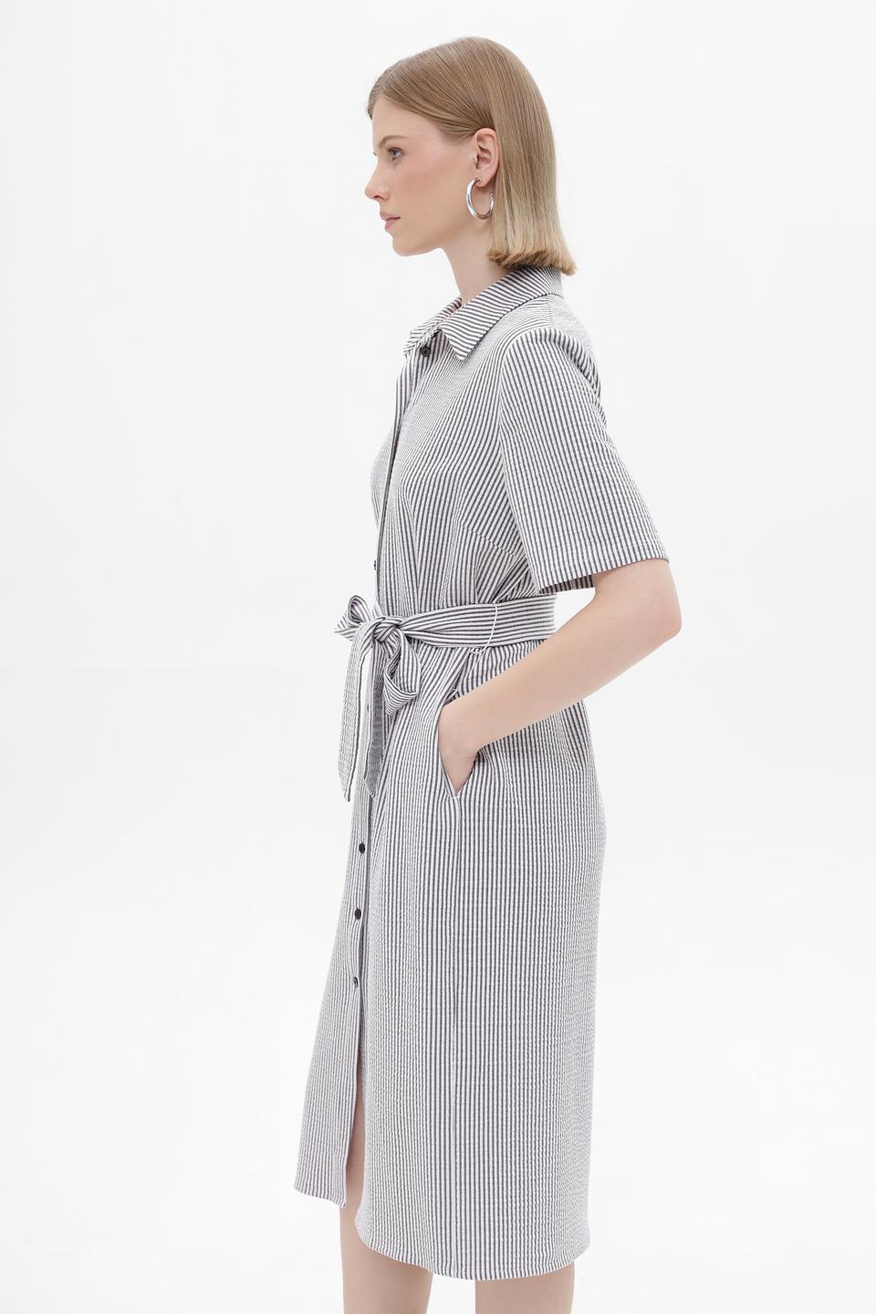 Платье Frank Walder в полоску