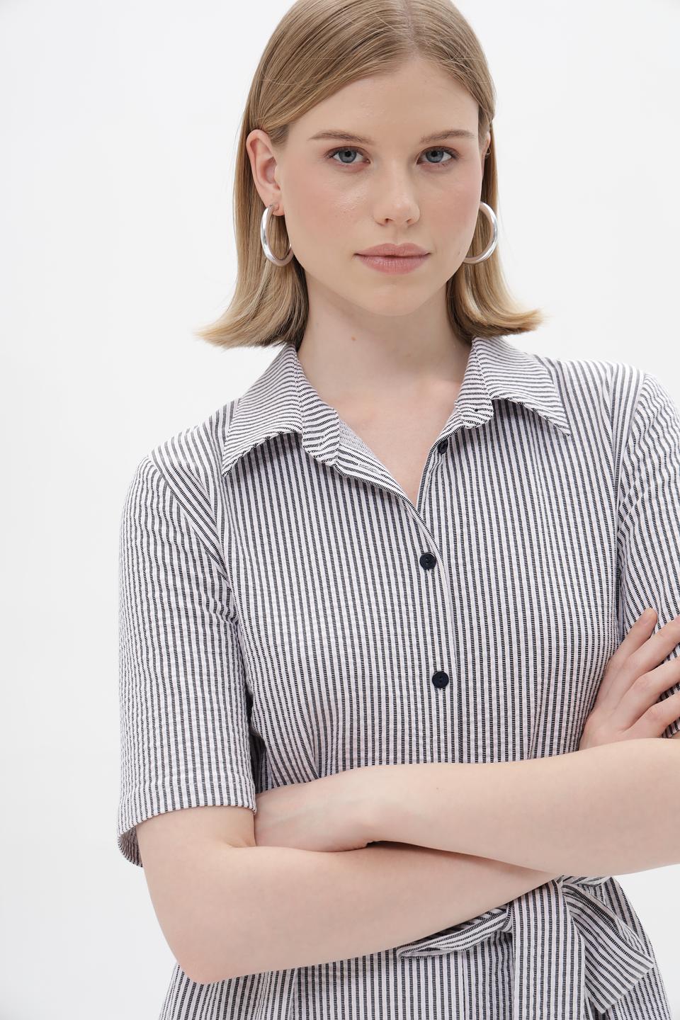 Платье Frank Walder в полоску