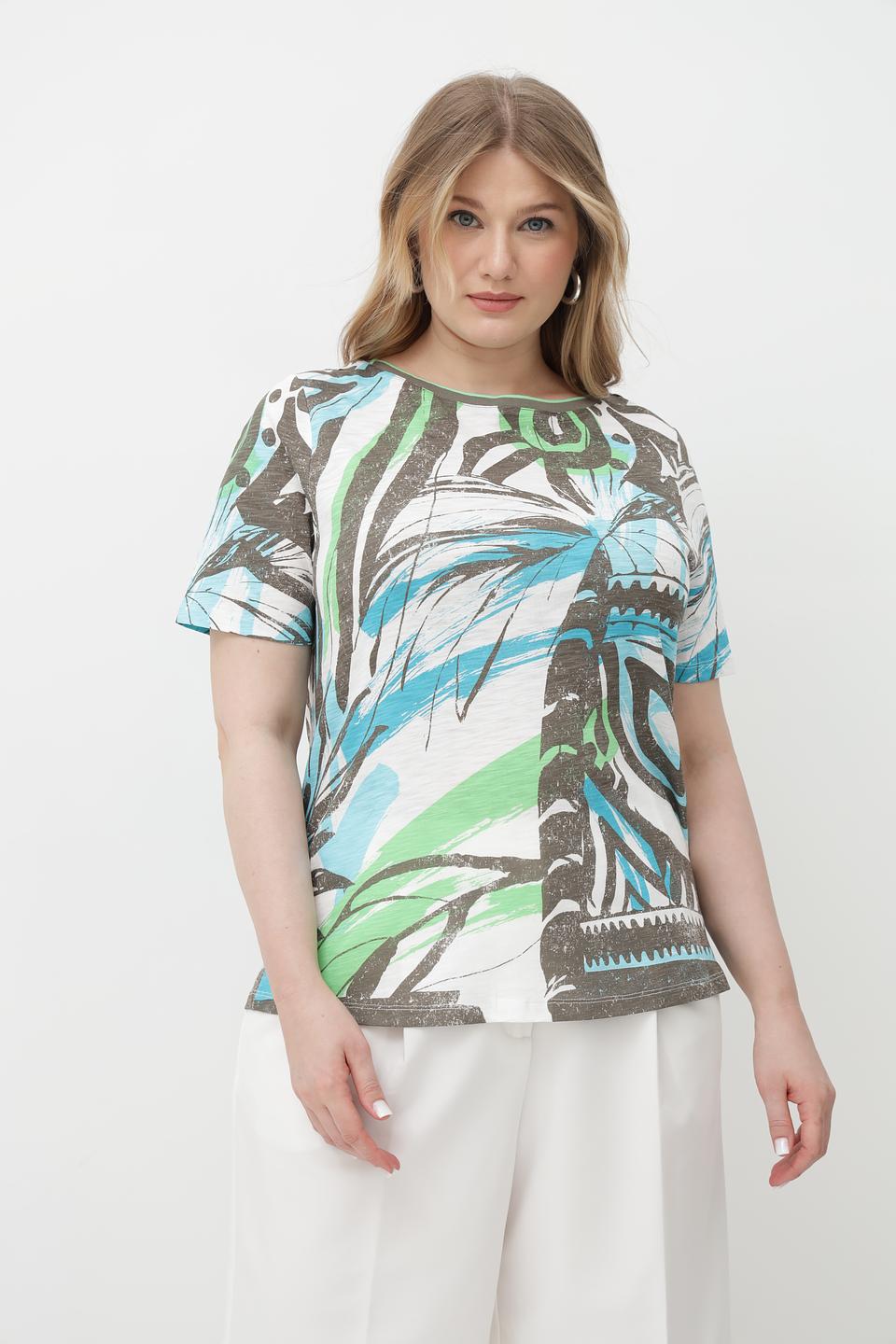 Футболка Barbara Lebek с принтом