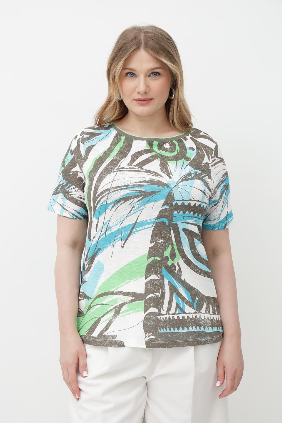 Футболка Barbara Lebek с принтом