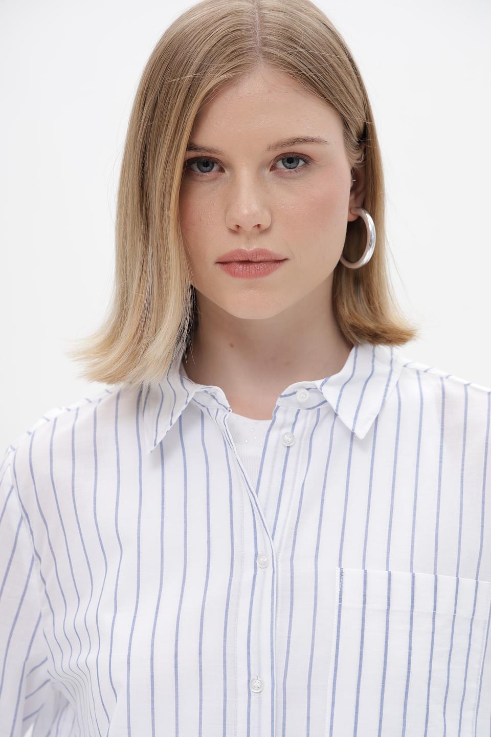 Блузка Oui в полоску