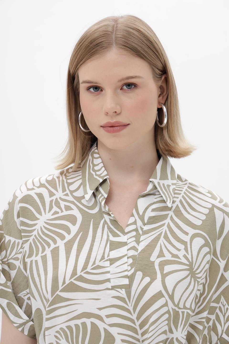 Платье Bianca с тропическим принтом