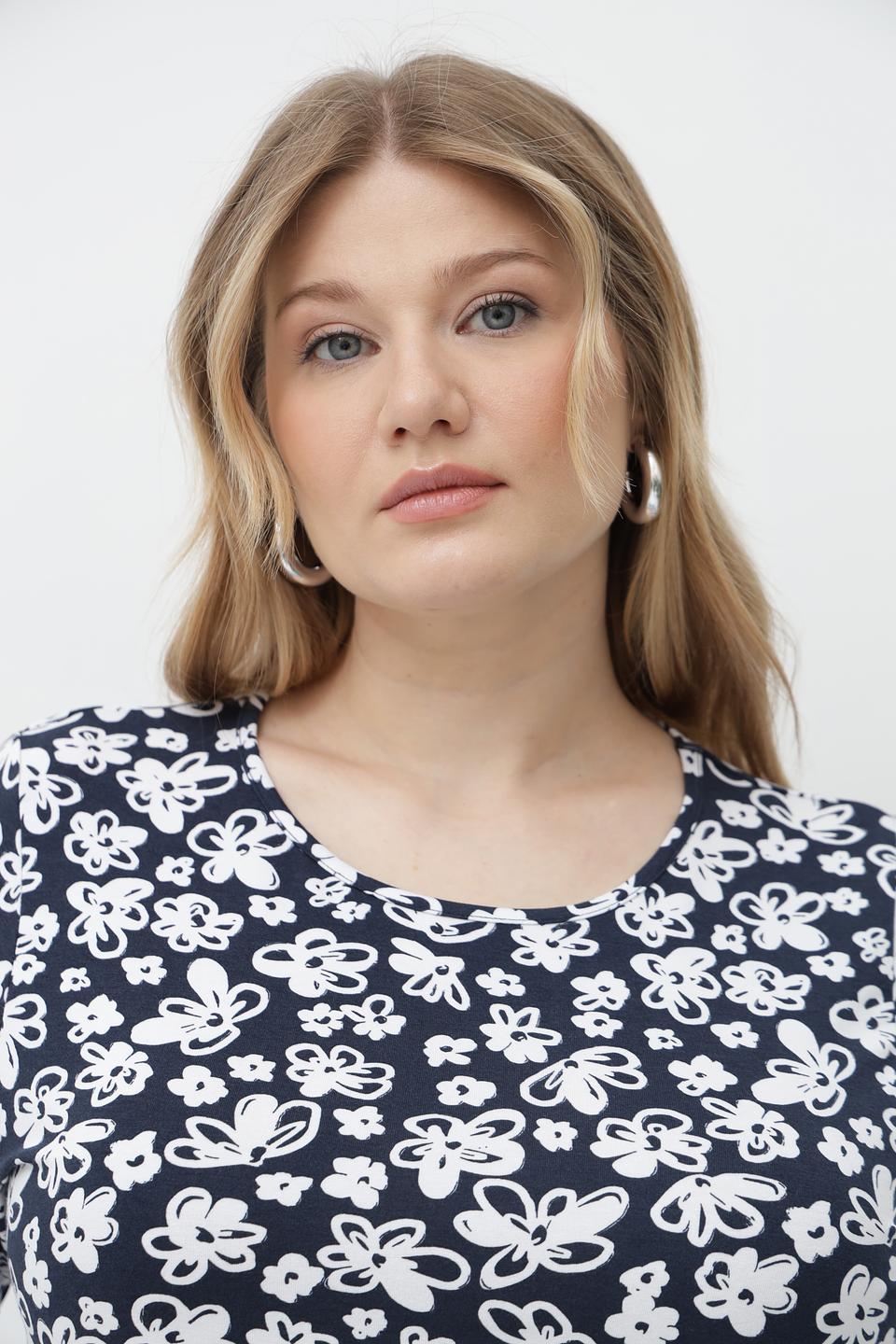 Футболка Rabe collection с цветами