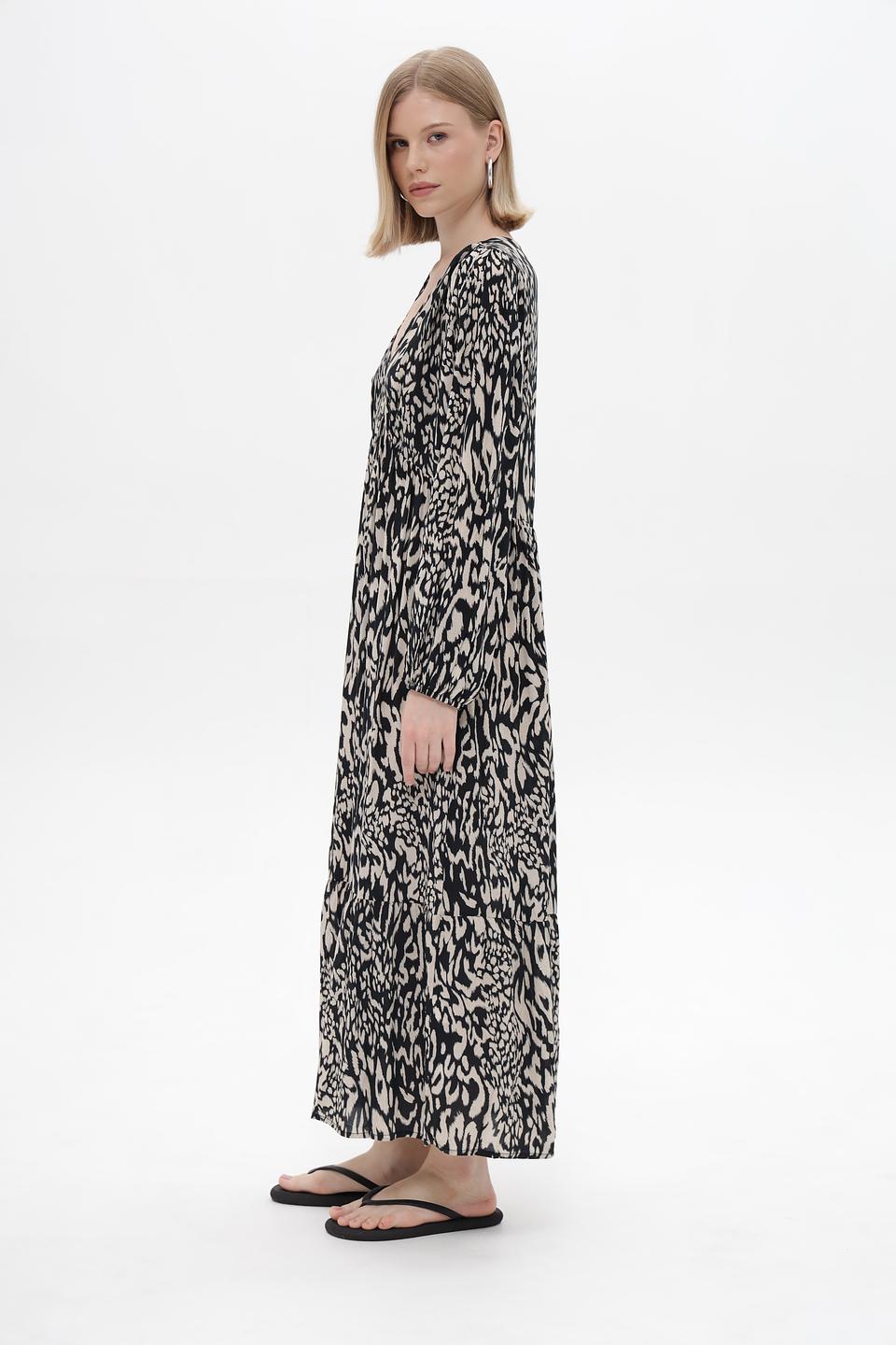 Платье Monari с принтом леопард