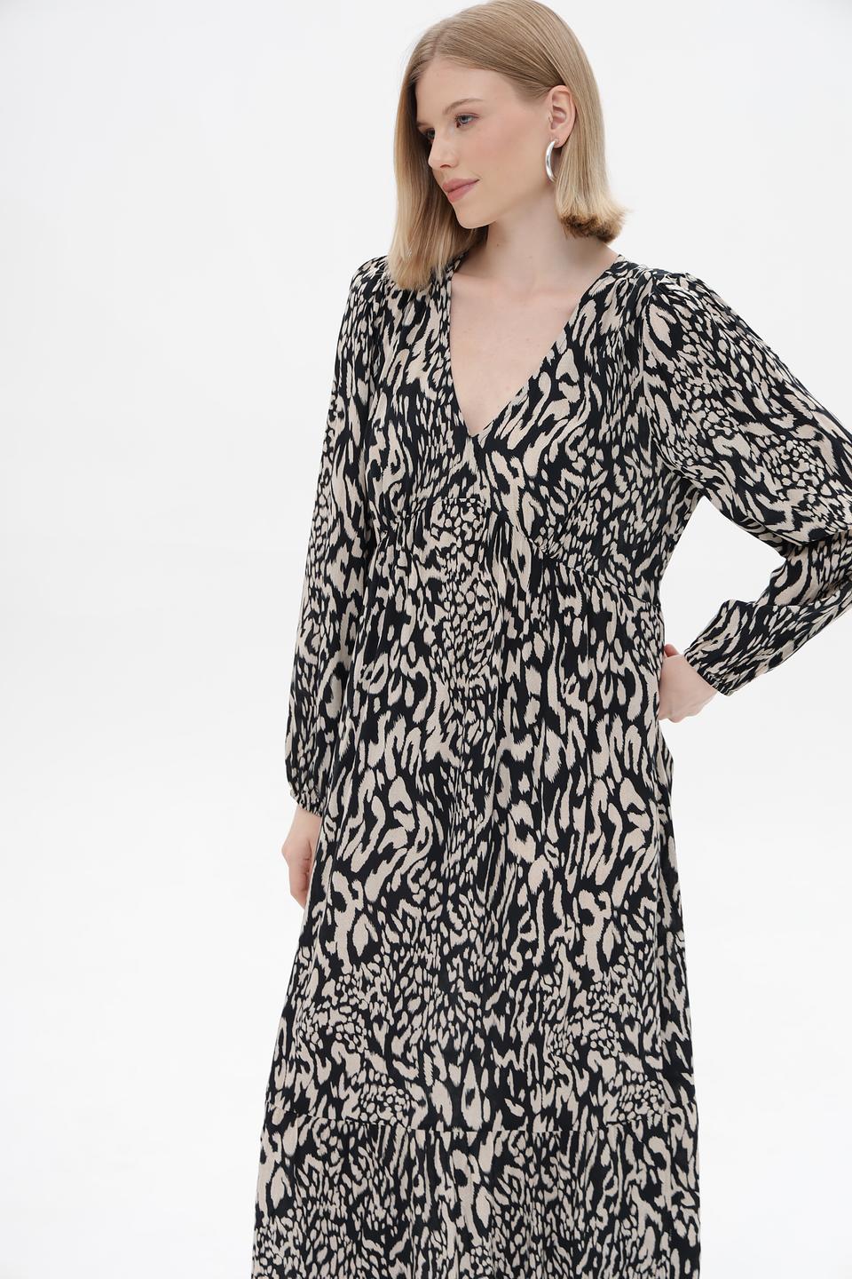 Платье Monari с принтом леопард