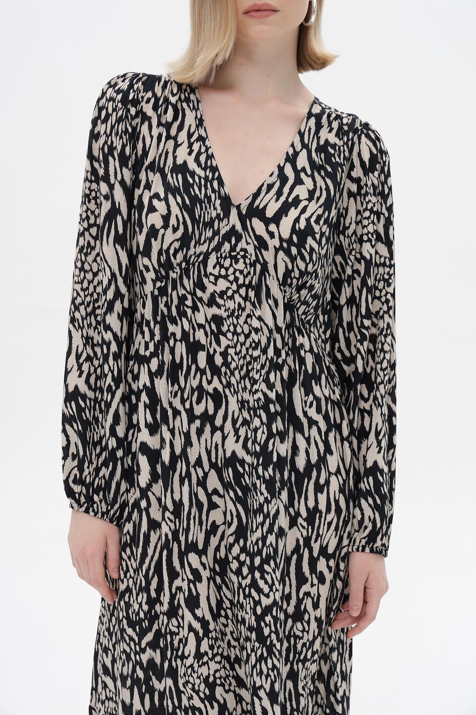 Платье Monari с принтом леопард