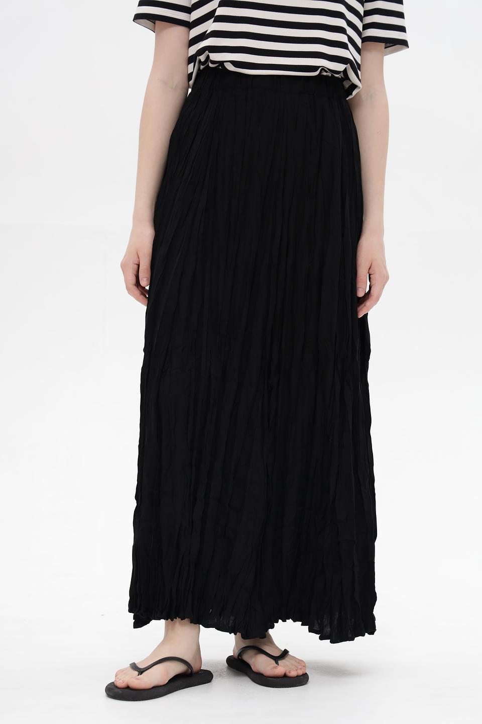 Юбка Monari чёрная плиссированная
