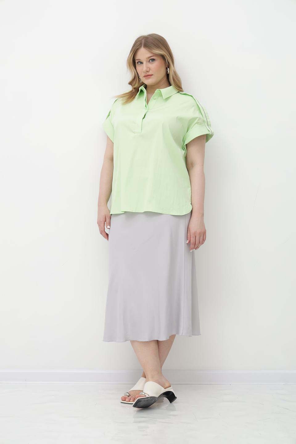 Блуза Tuzzi мятная с рукавами-крылышками