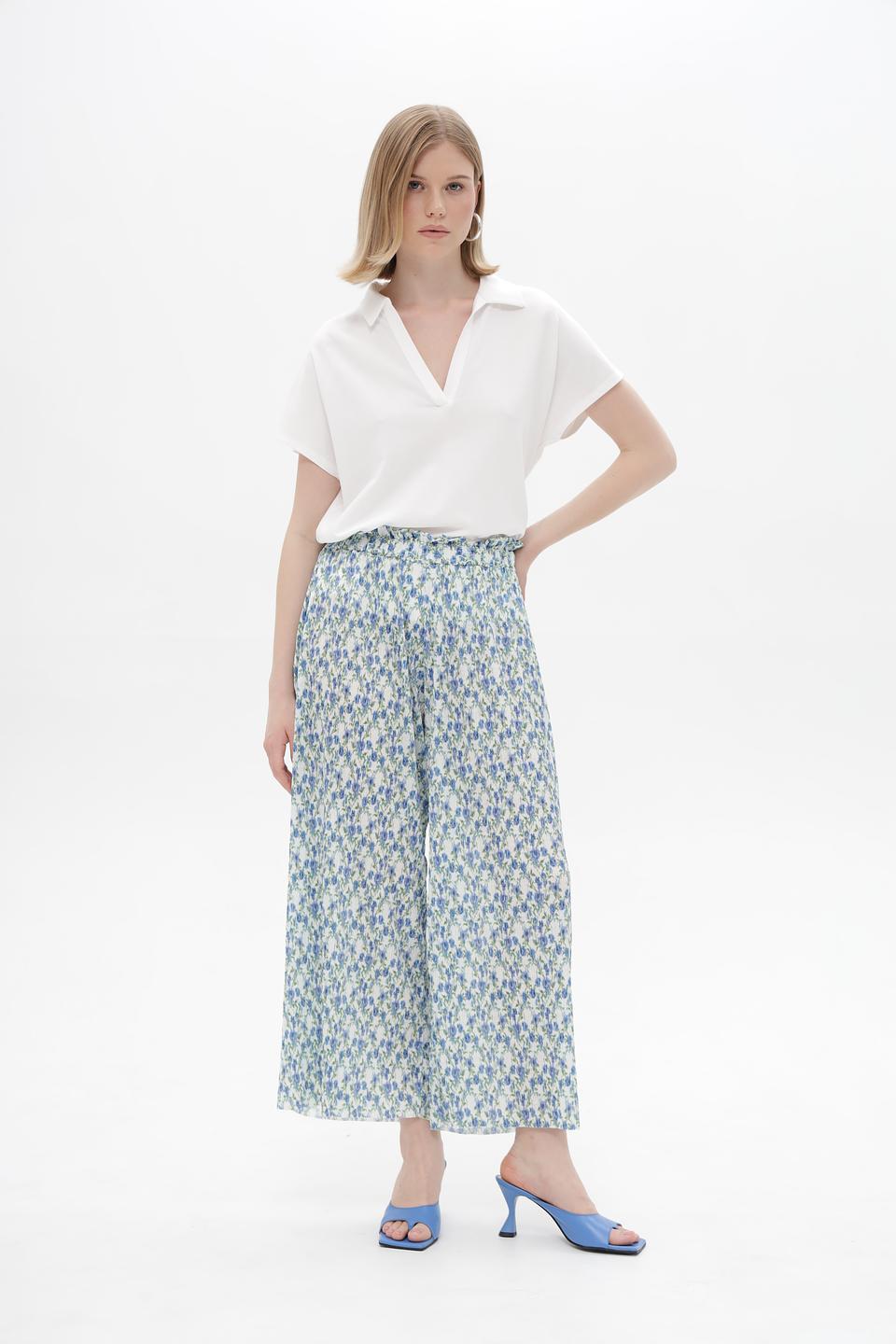 Брюки Rich and Royal с цветочным принтом