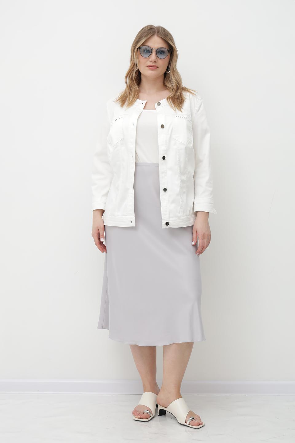 Топ женский Lebek базовый белый