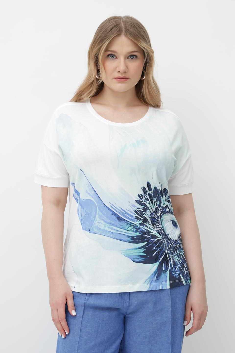 Футболка Olsen с цветочным принтом