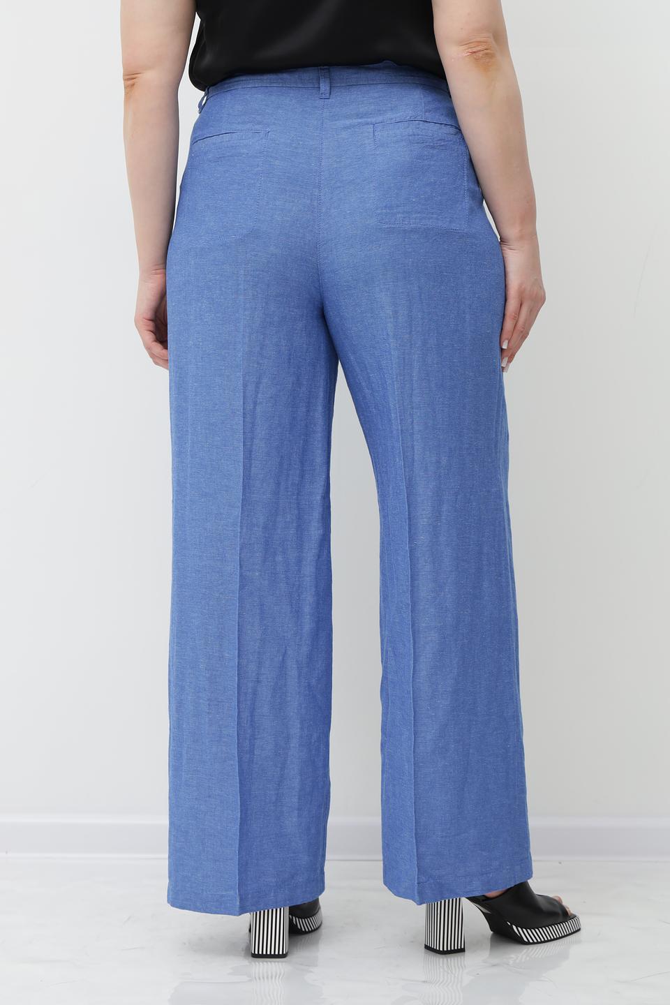 Брюки палаццо Olsen голубые