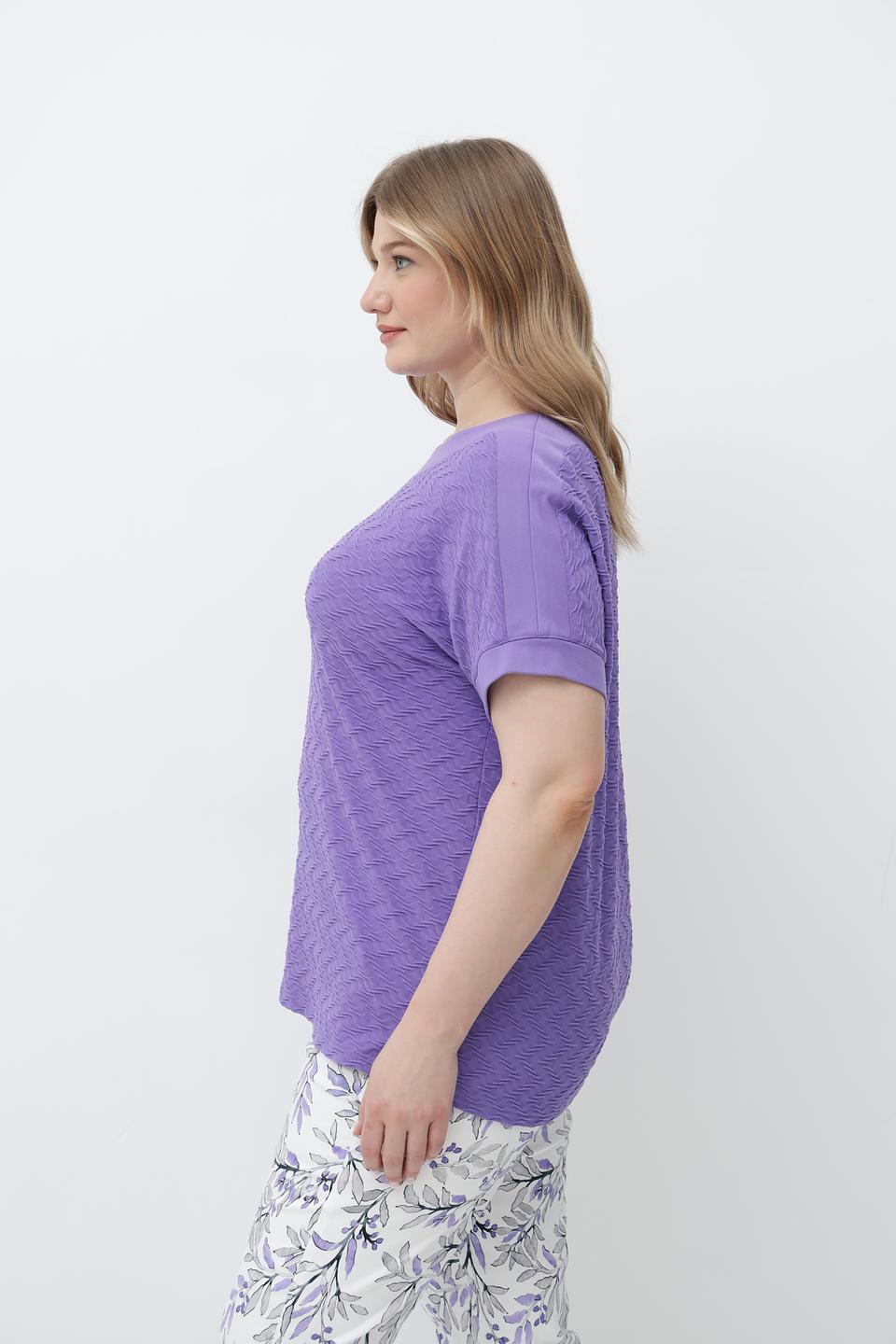 Футболка Frank Walder женская лиловая