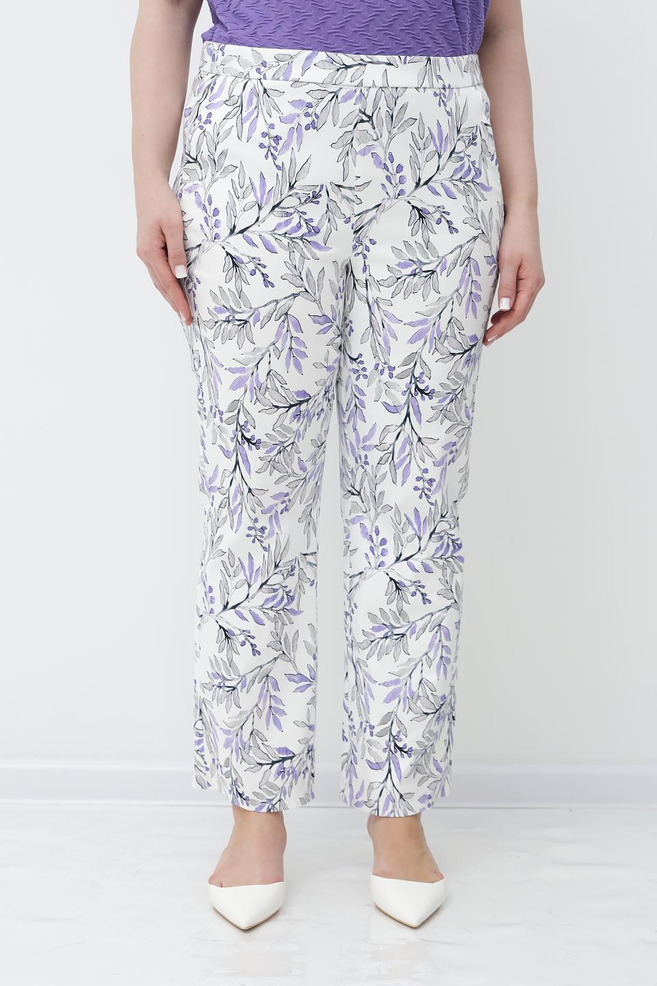 Брюки Frank Walder с цветочным принтом