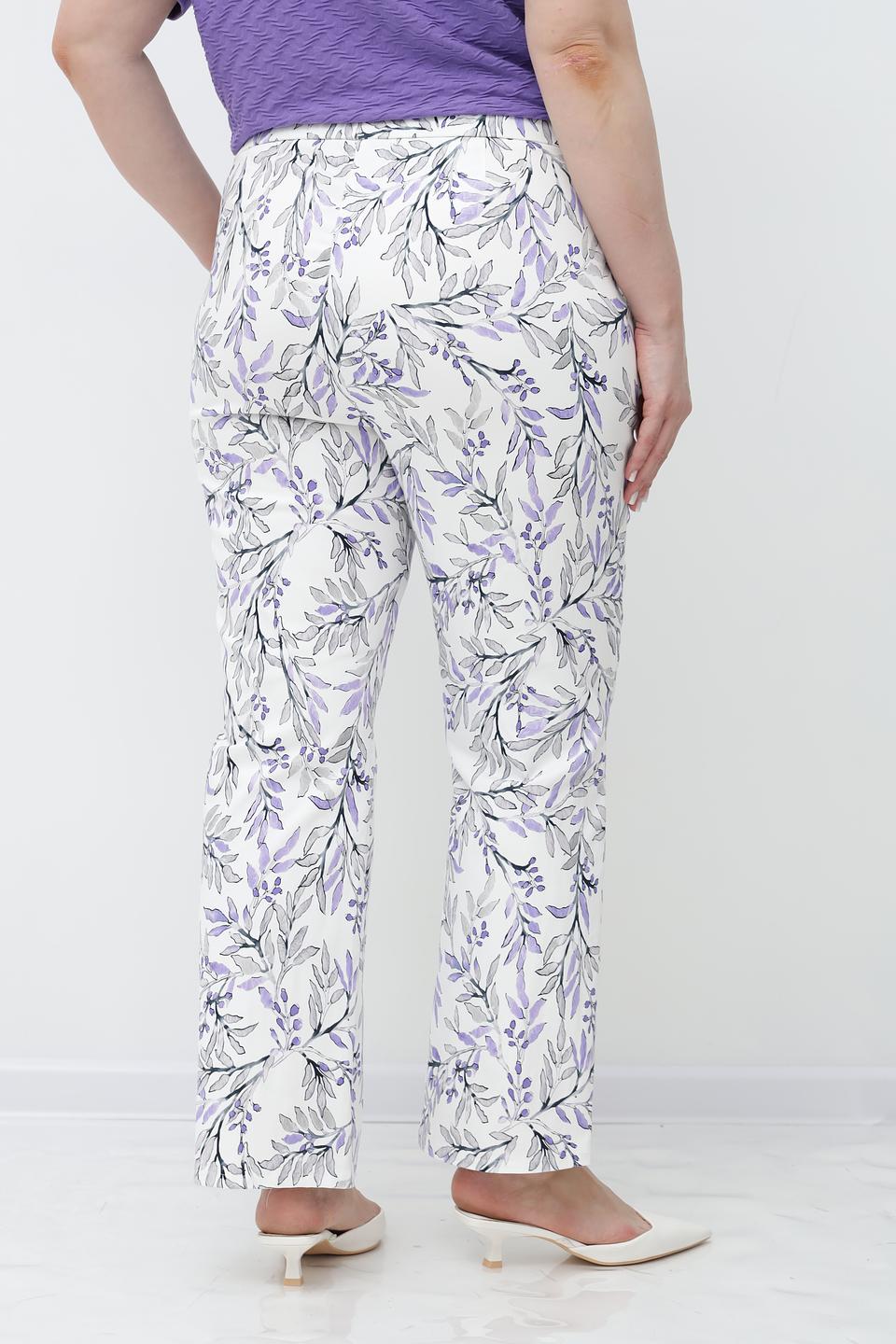 Брюки Frank Walder с цветочным принтом