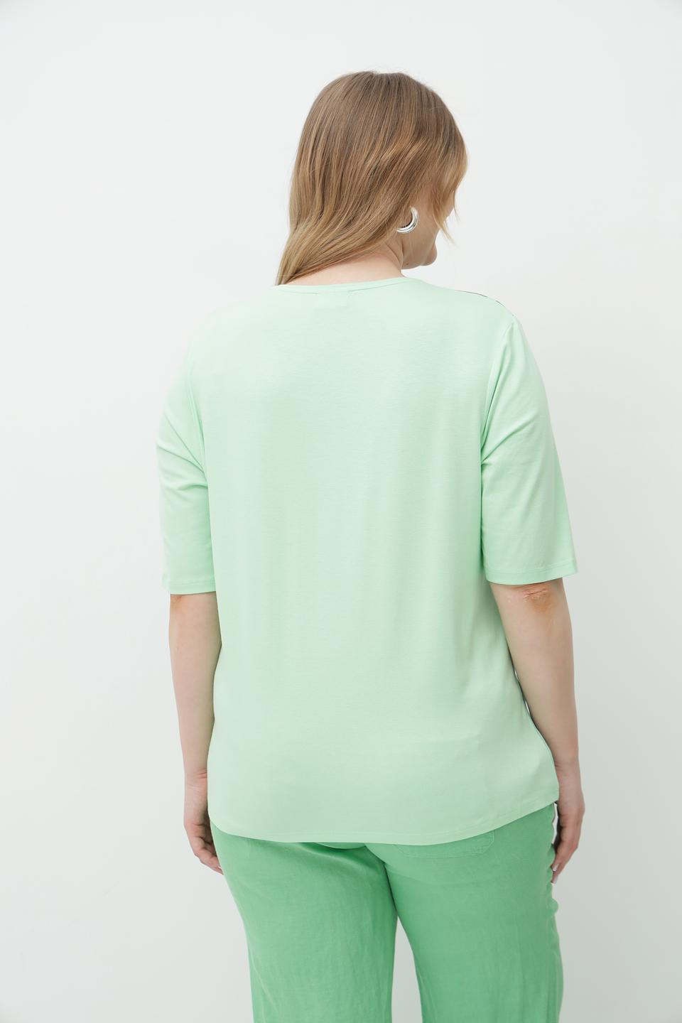 Блузка Lebek с абстрактным принтом