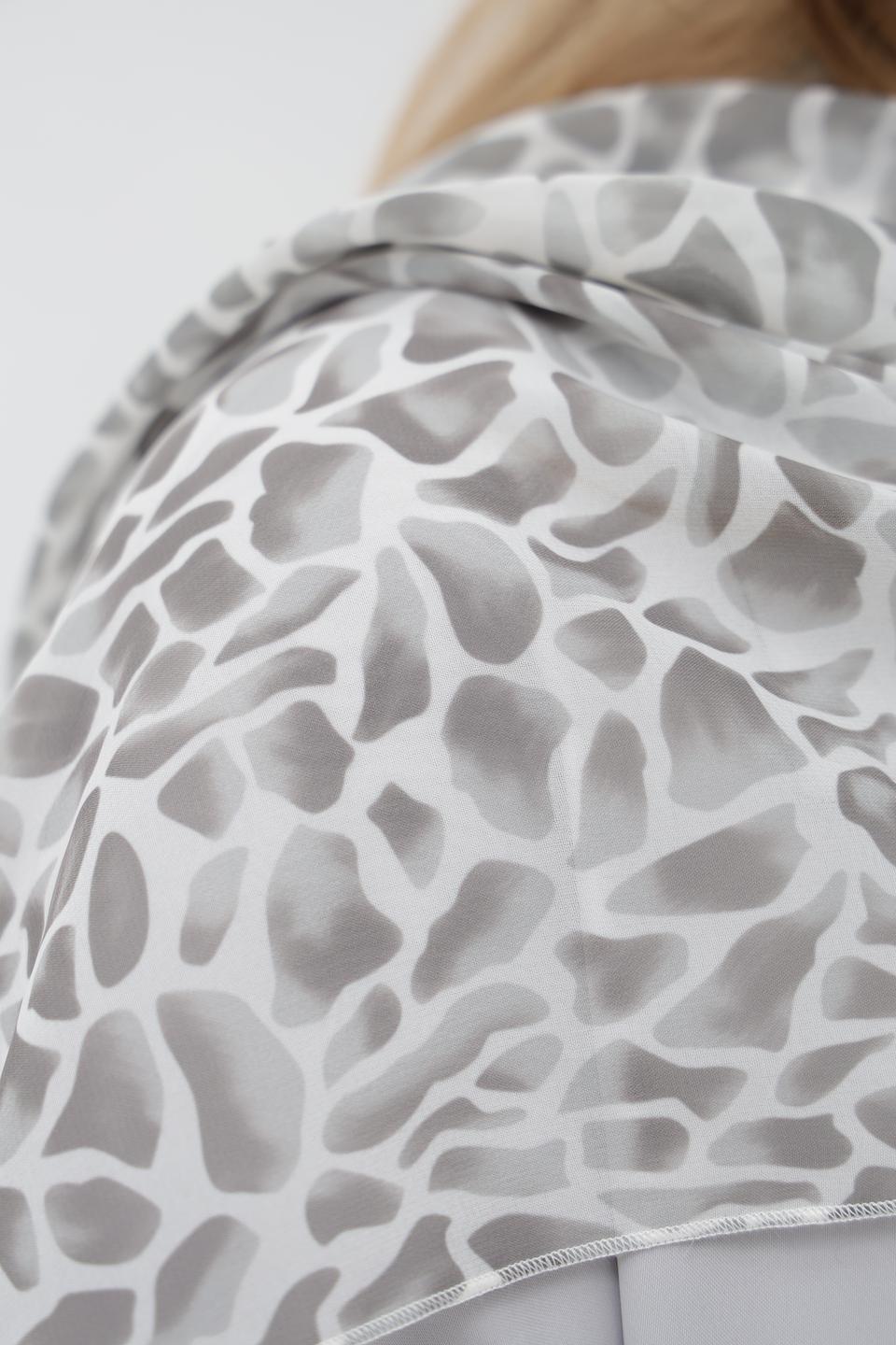 Шарф Frank Walder с леопардовым принтом