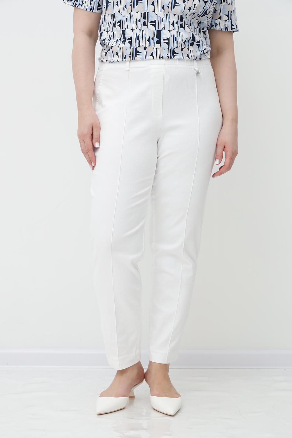 Брюки Bianca клёш белые