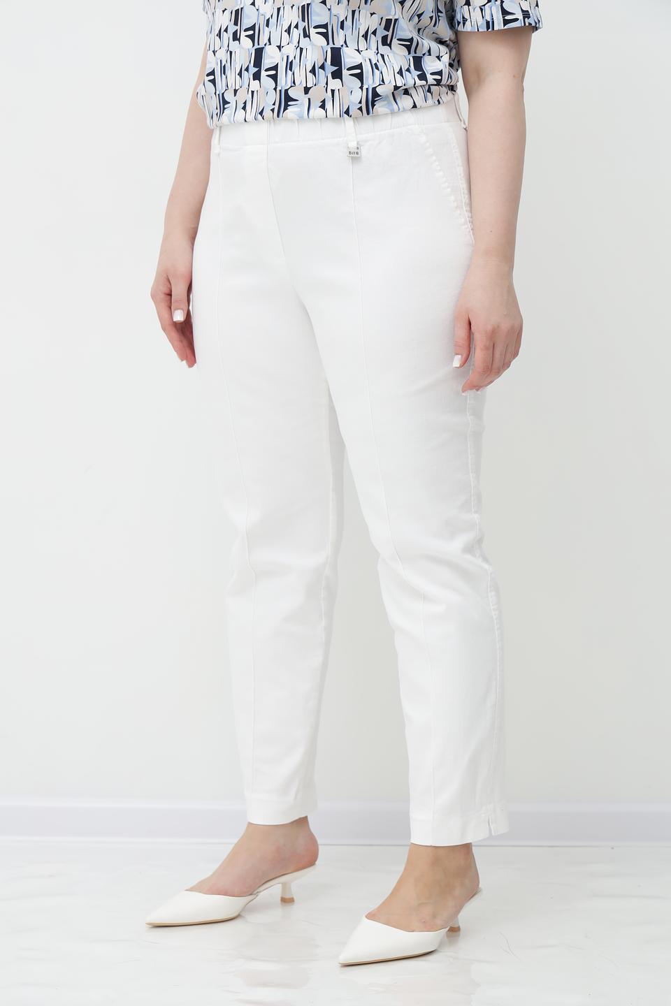 Брюки Bianca клёш белые