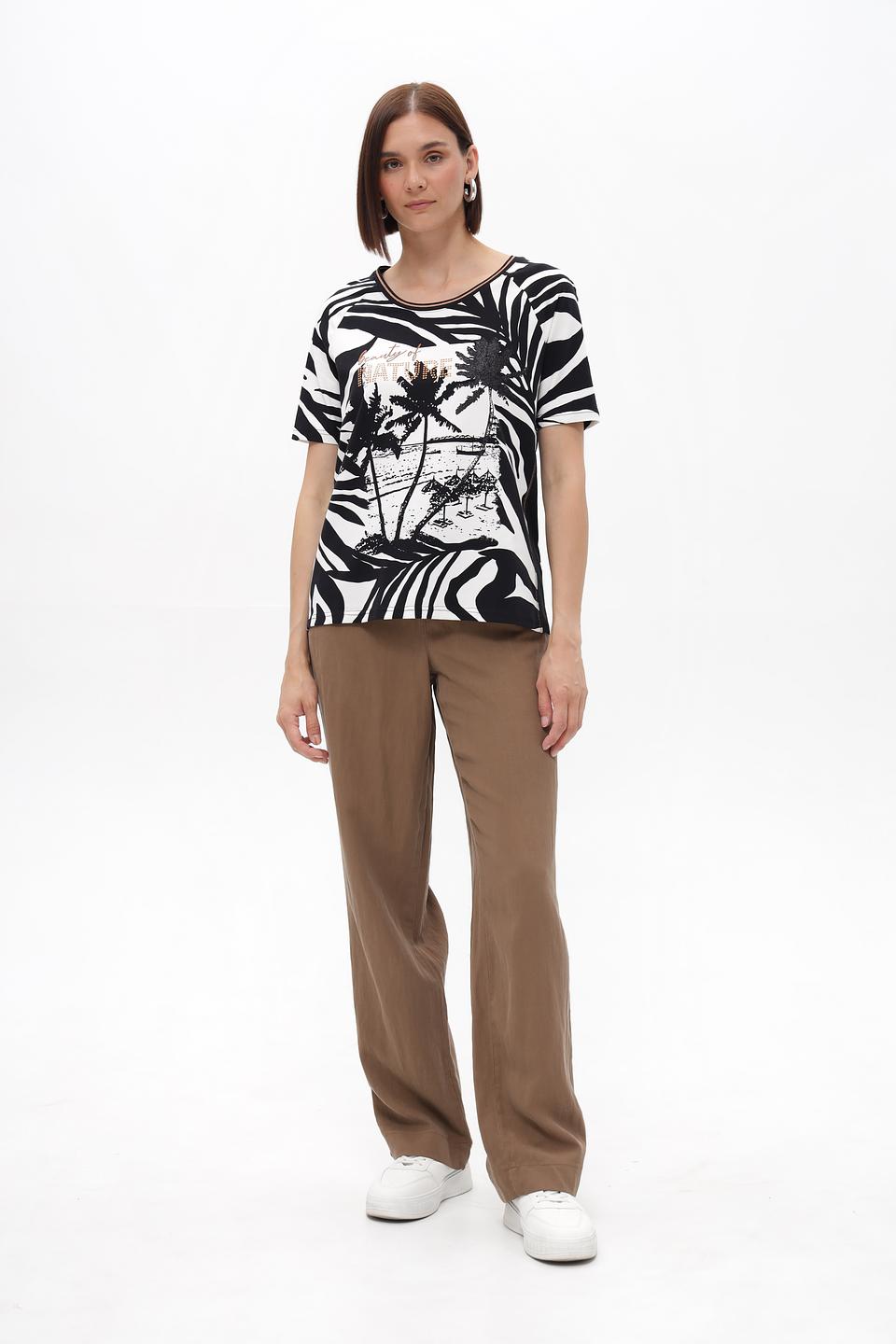 Брюки Gardeur прямого кроя коричневые