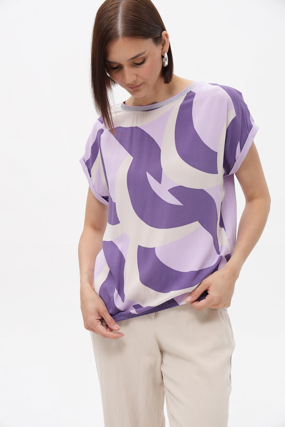 Блузка Betty and Co с абстрактным принтом