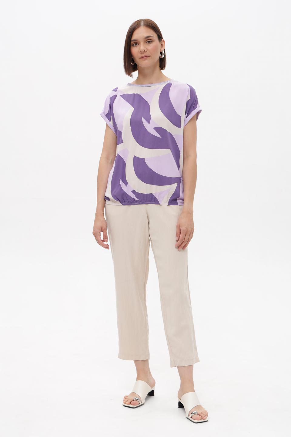 Блузка Betty and Co с абстрактным принтом