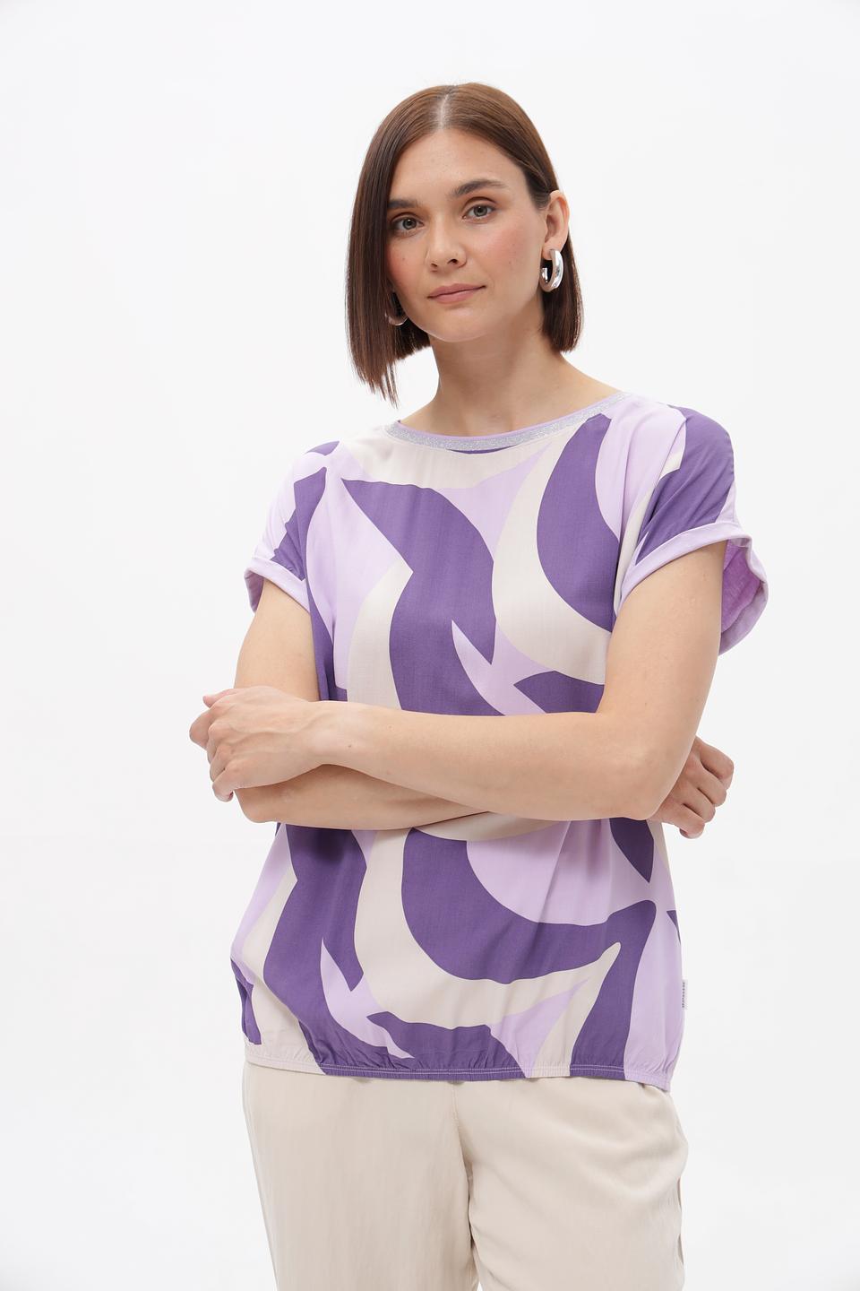 Блузка Betty and Co с абстрактным принтом