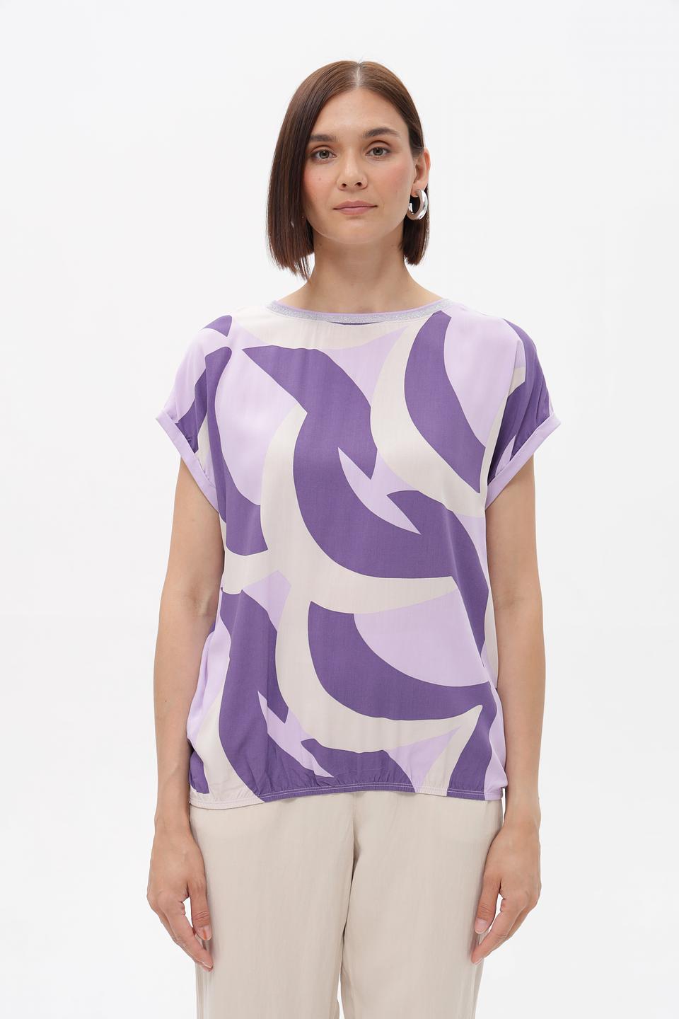 Блузка Betty and Co с абстрактным принтом